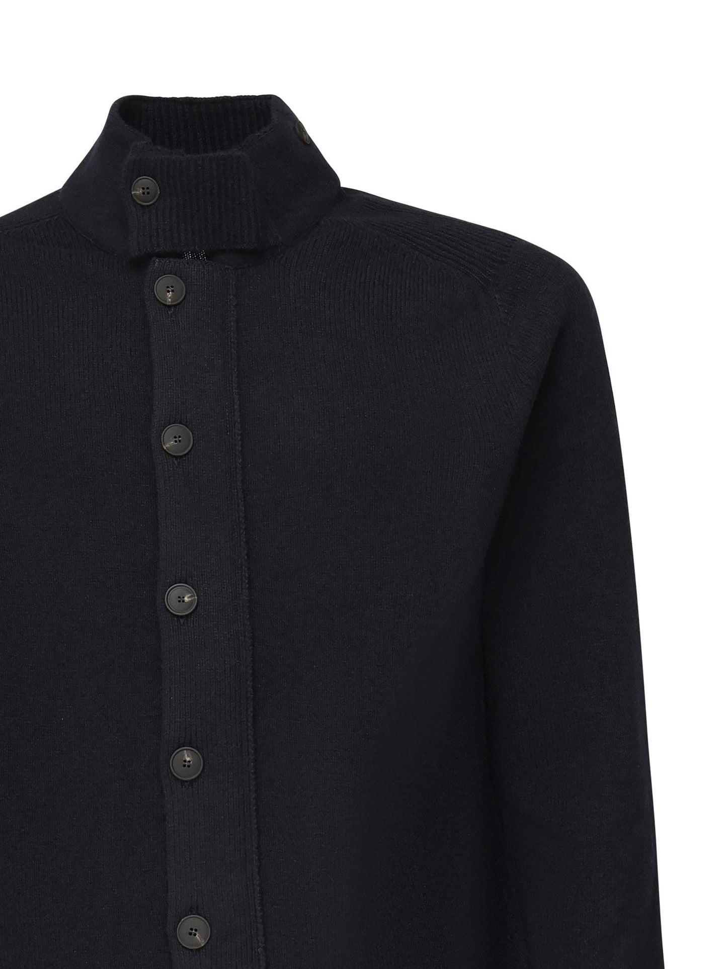 Giacca cardigan in misto lana