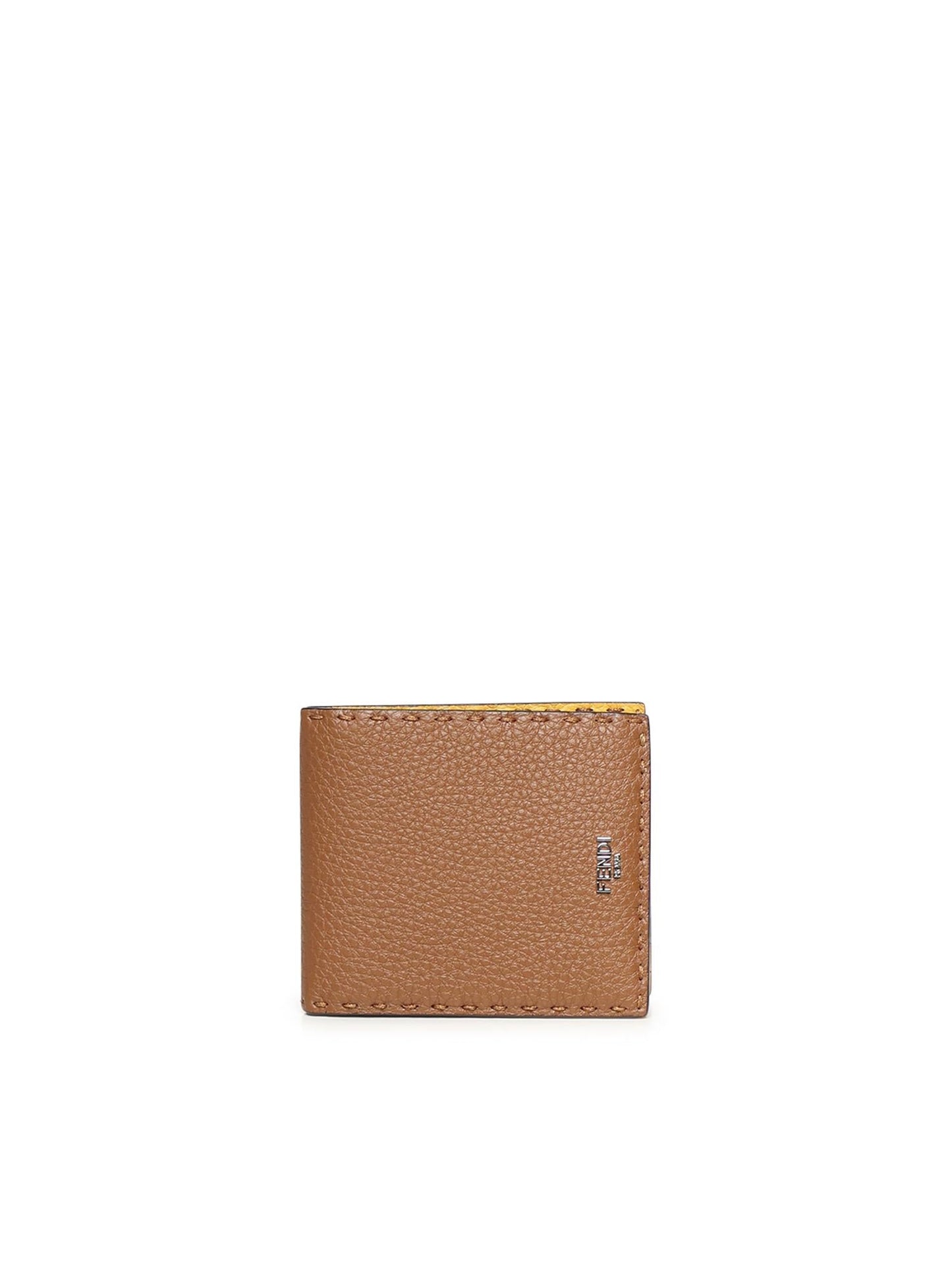 Portafoglio Selleria bi-fold con logo