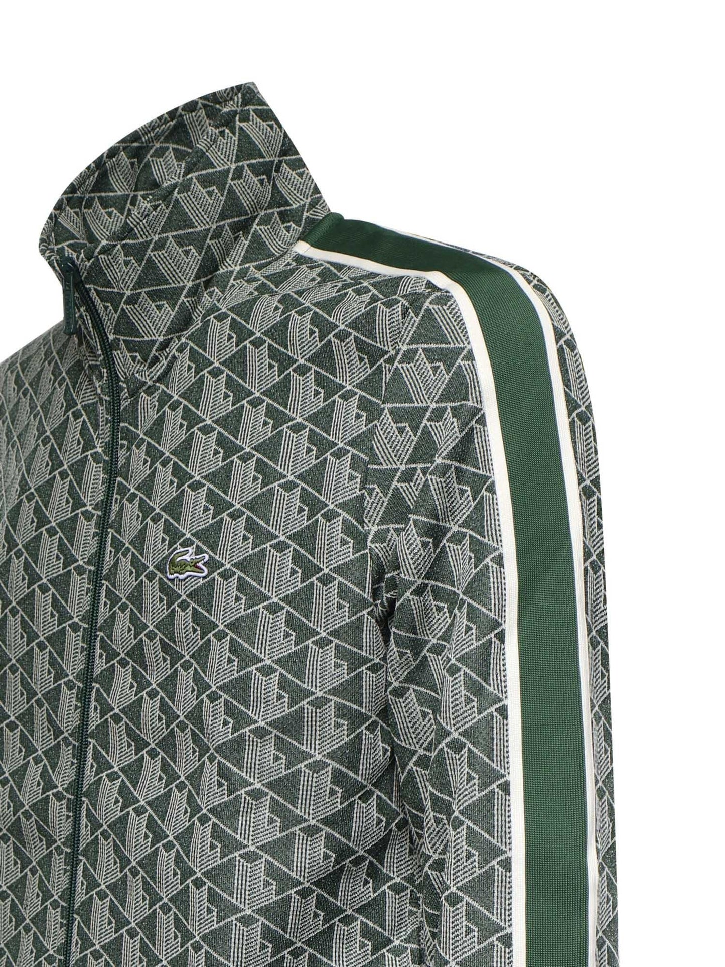 Giacca in jacquard con monogramma