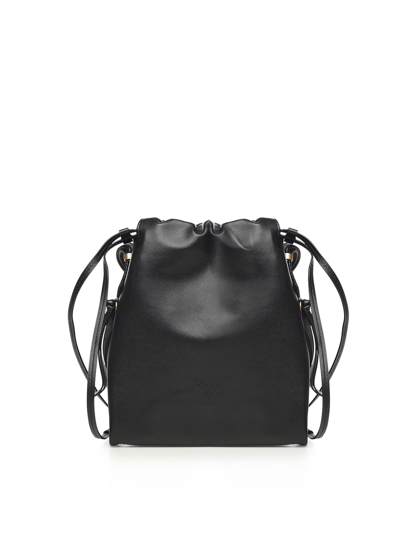 Borsa a spalla Mini Slouchy Bag in pelle con logo