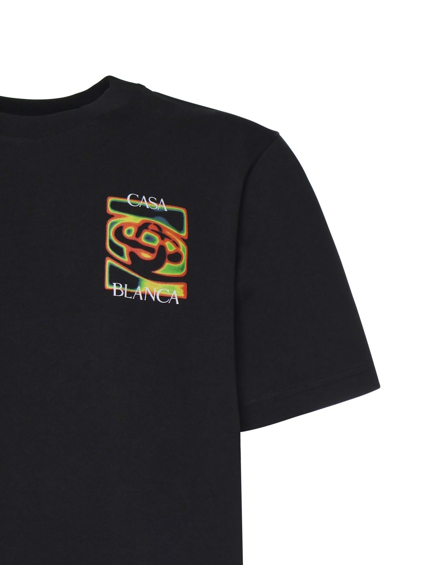 T-shirt con stampa in cotone