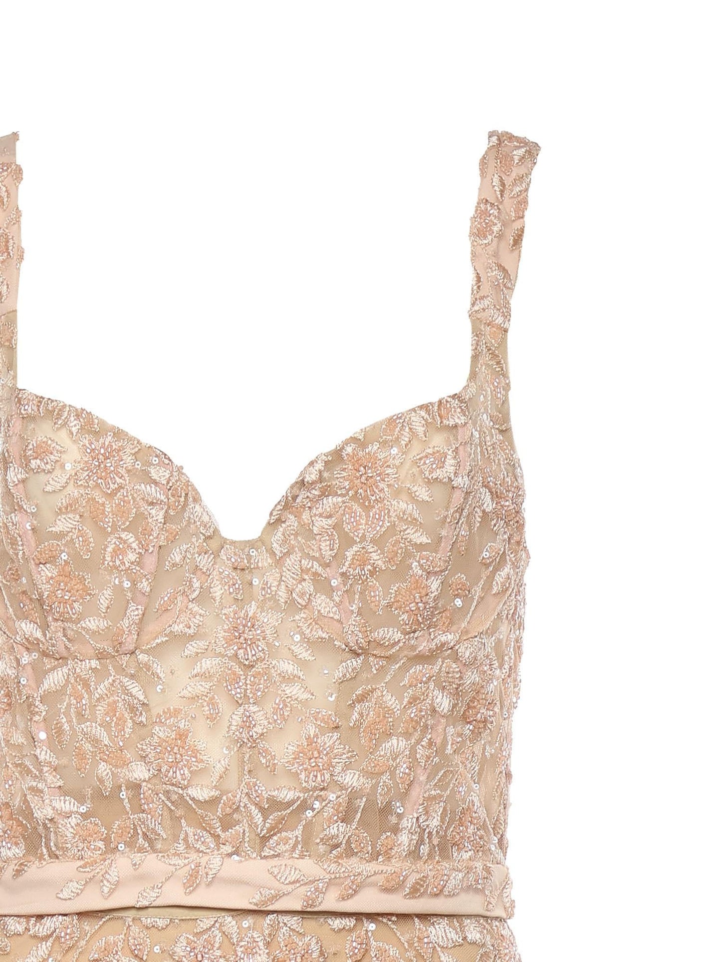 Abito in tulle ricamato