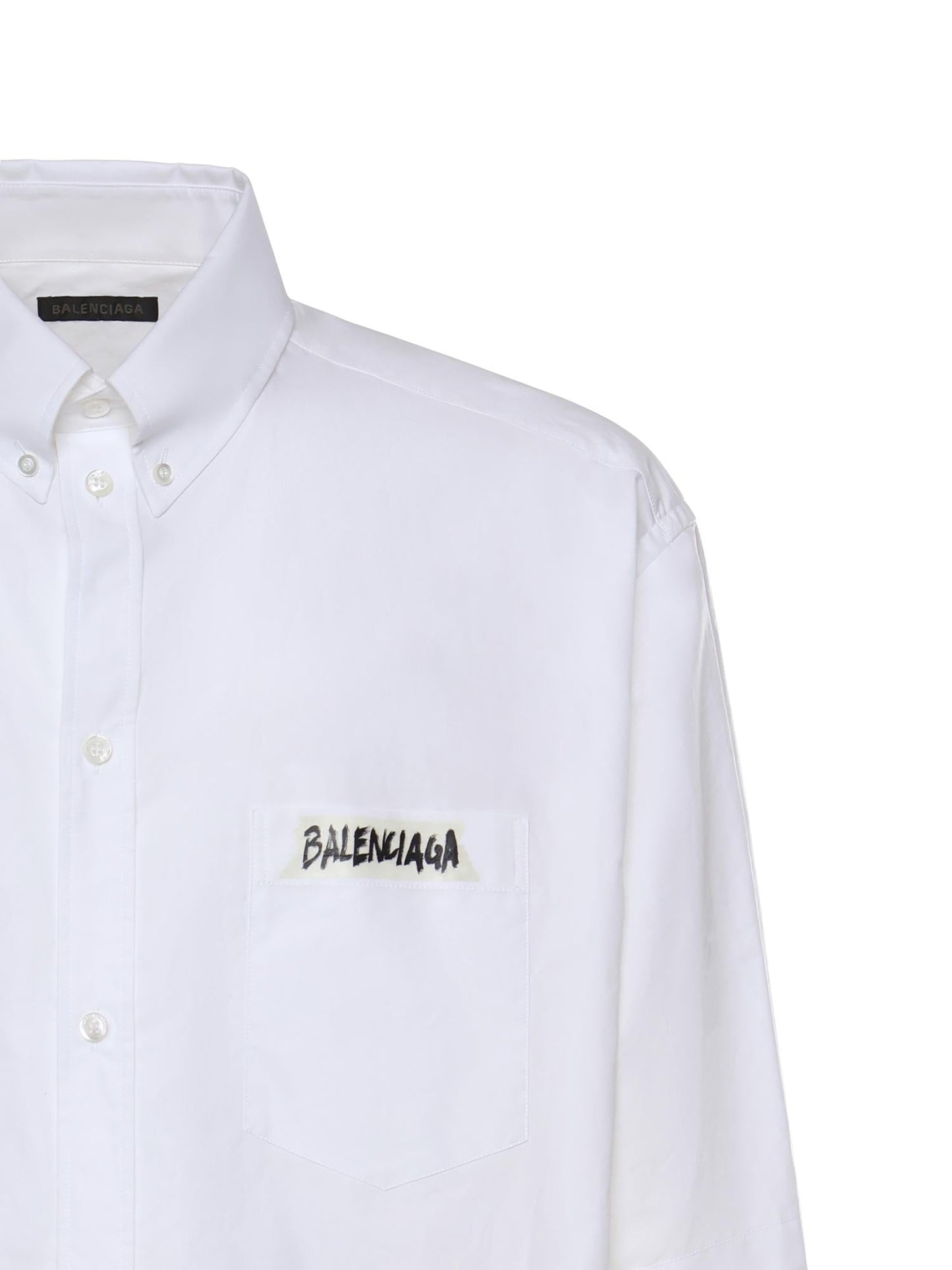 Camicia Masking Tape in popeline di cotone