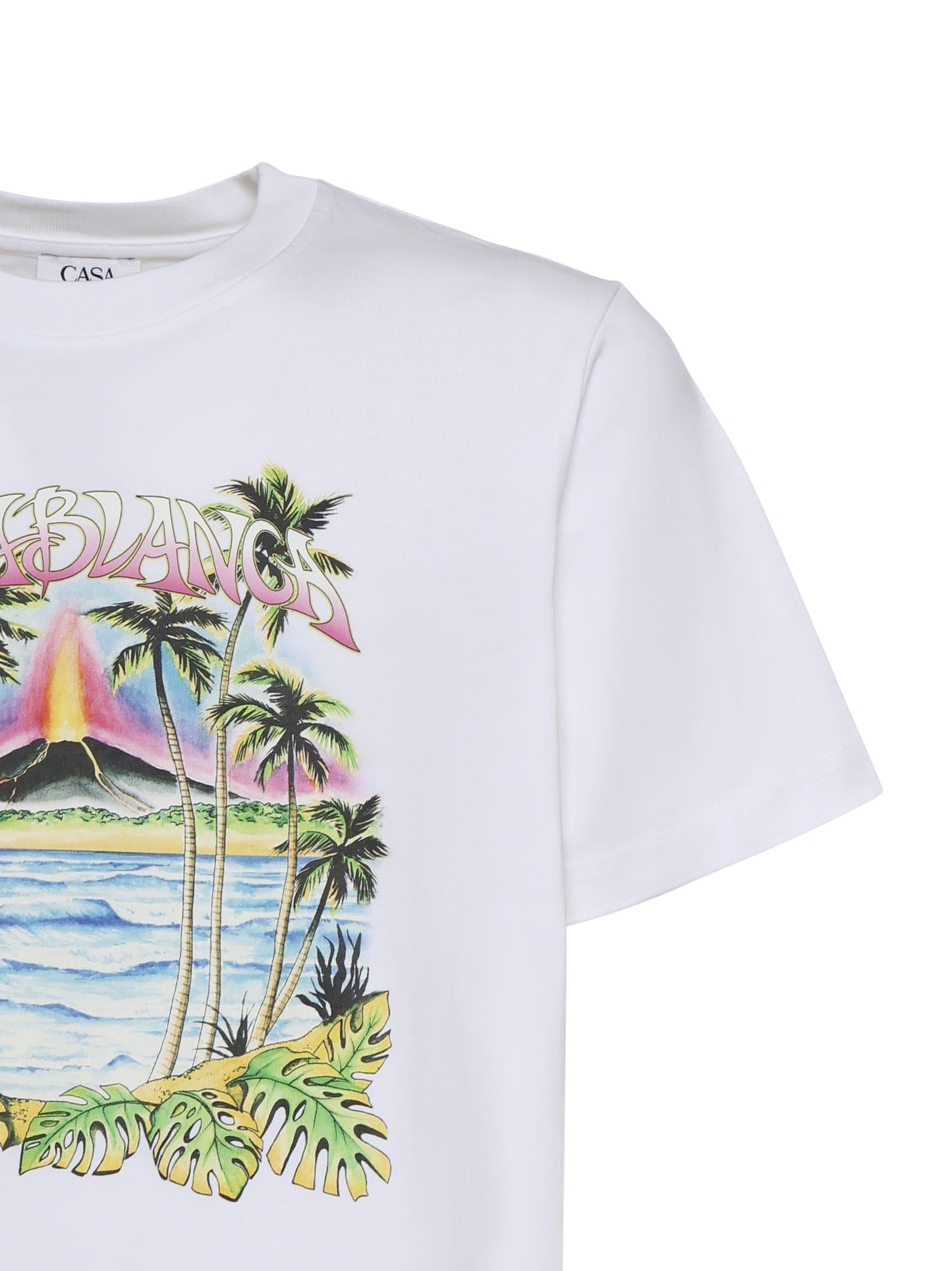 T-shirt con stampa in cotone