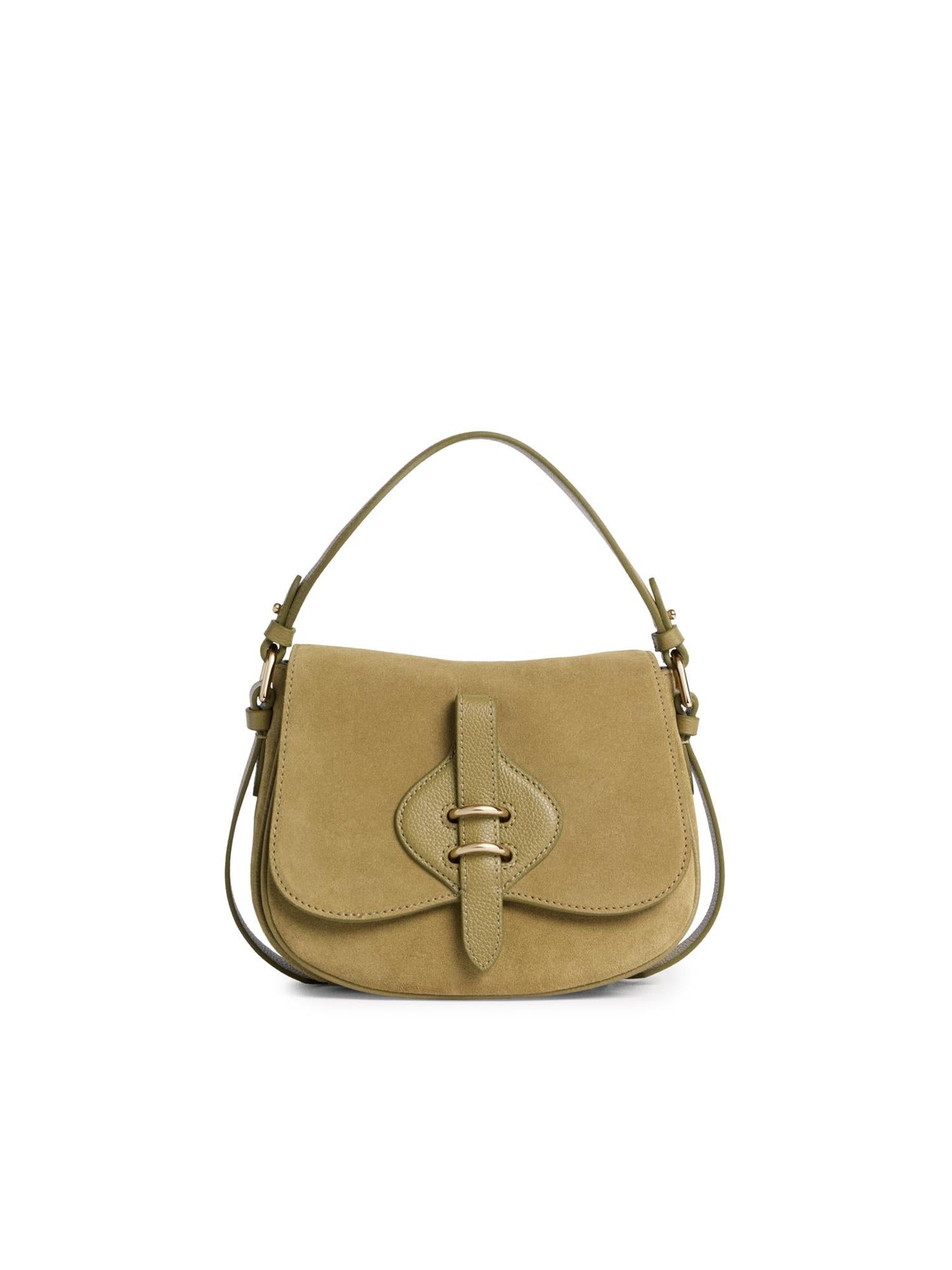 Borsa a spalla Mavery Small in suede