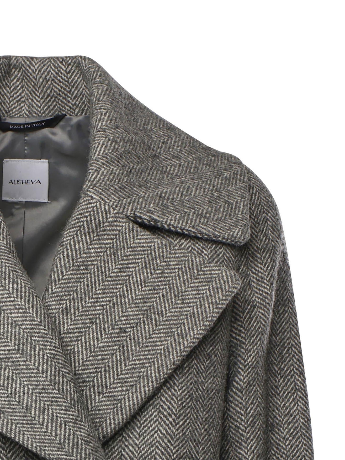 Cappotto Pesca in lana e cashmere