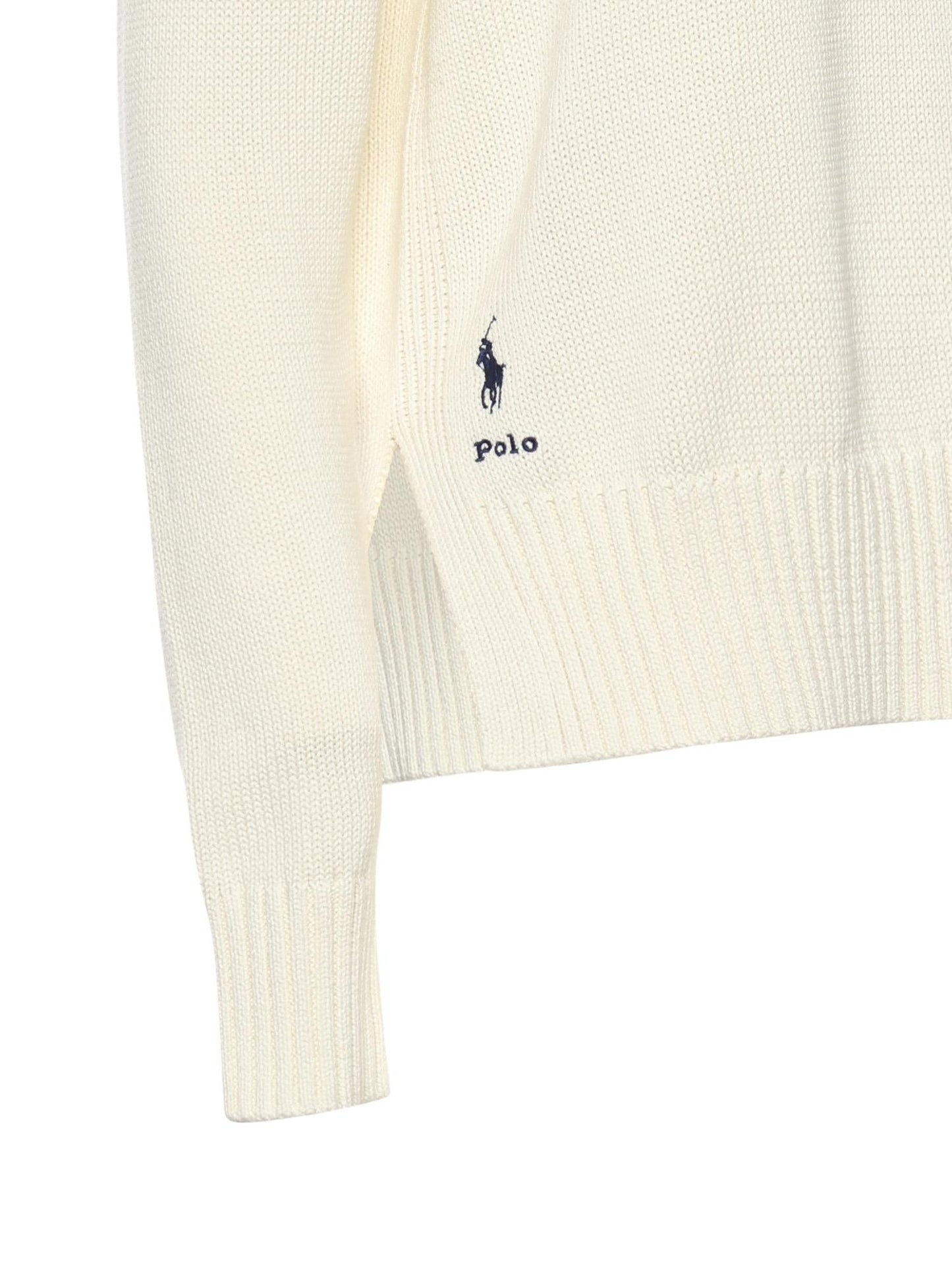 Pullover in cotone con logo