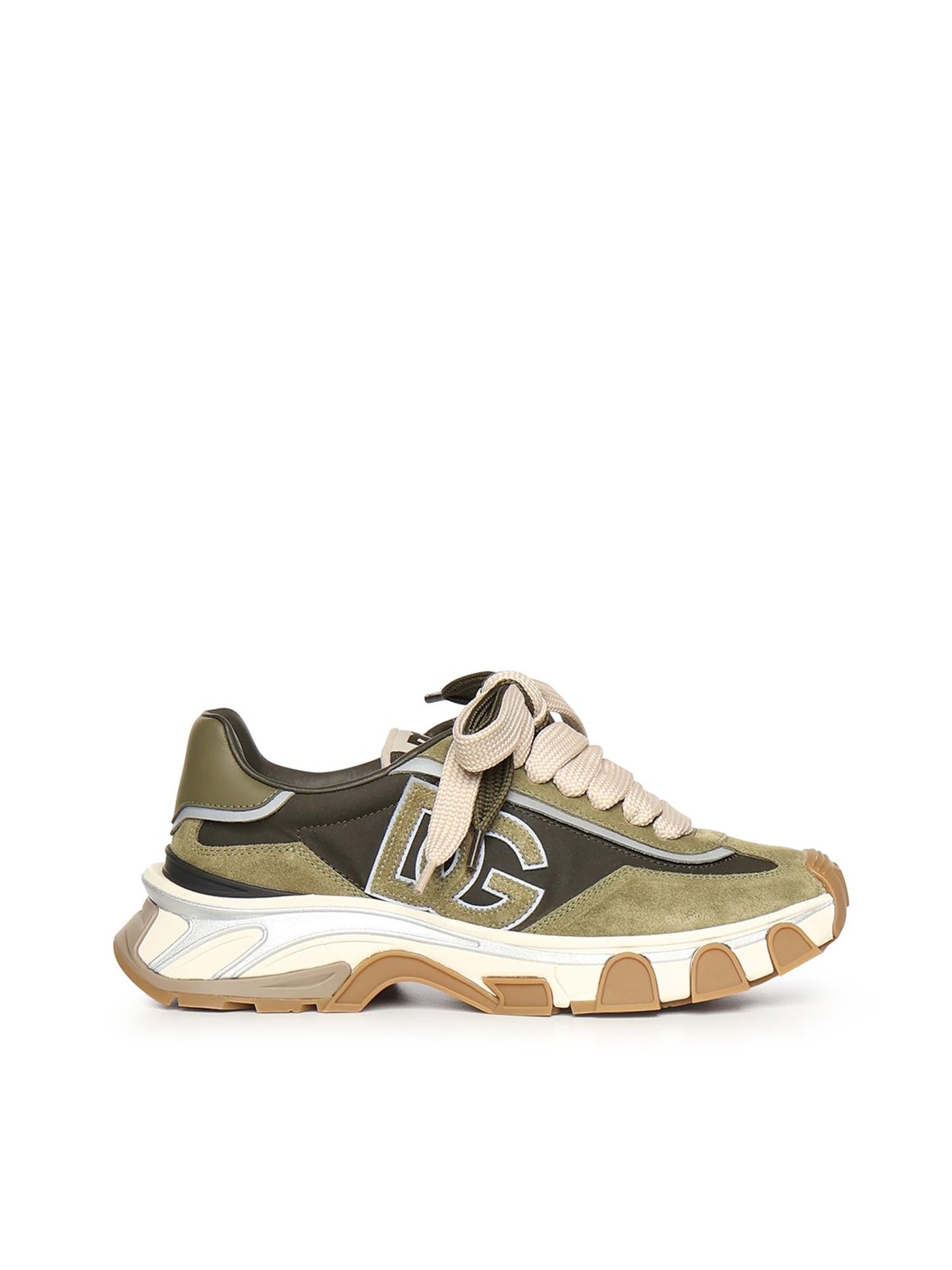 Sneaker DG Country Road in pelle e tessuto