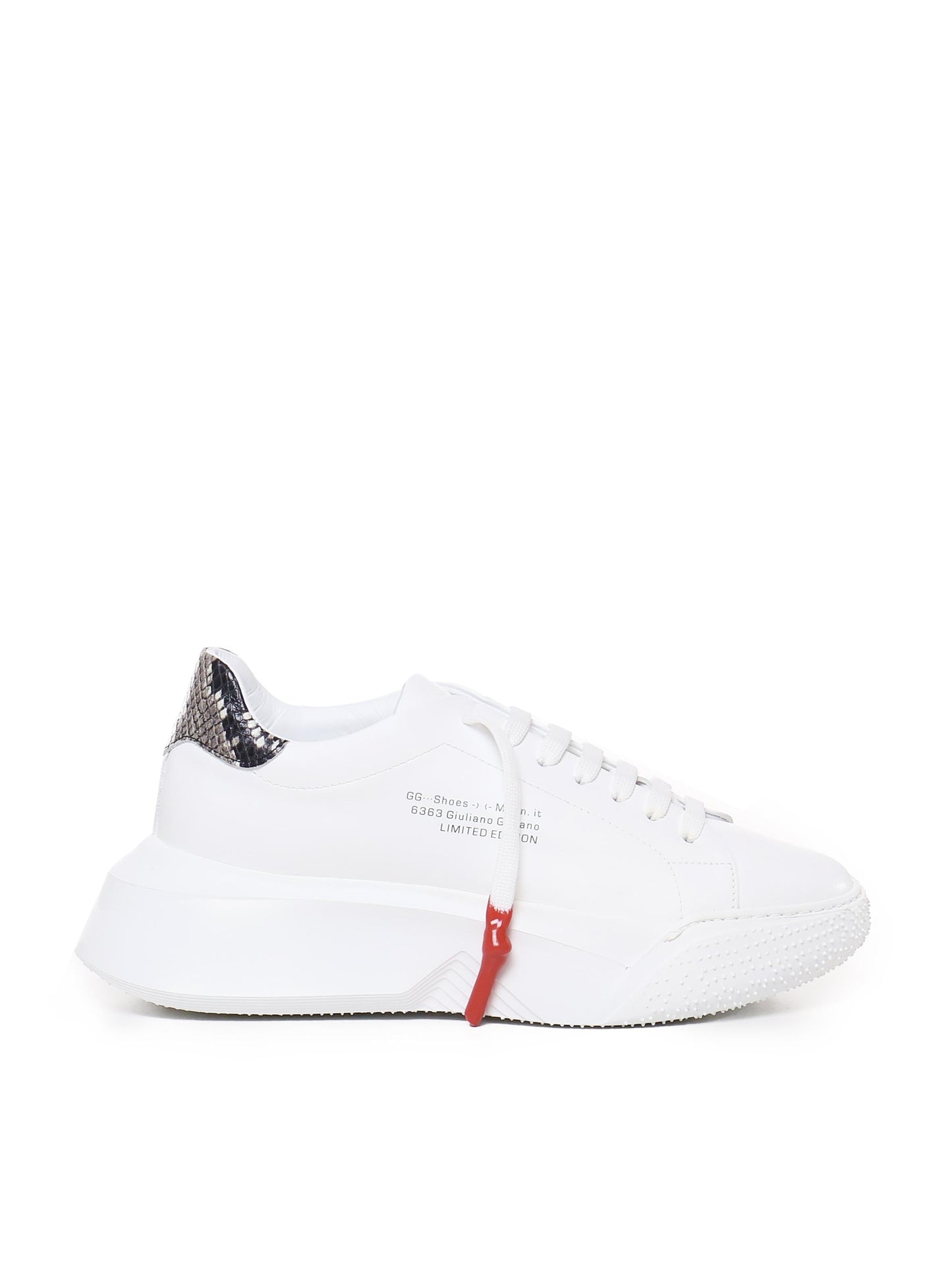 Sneakers Nemesis in nappa con lacci cerati