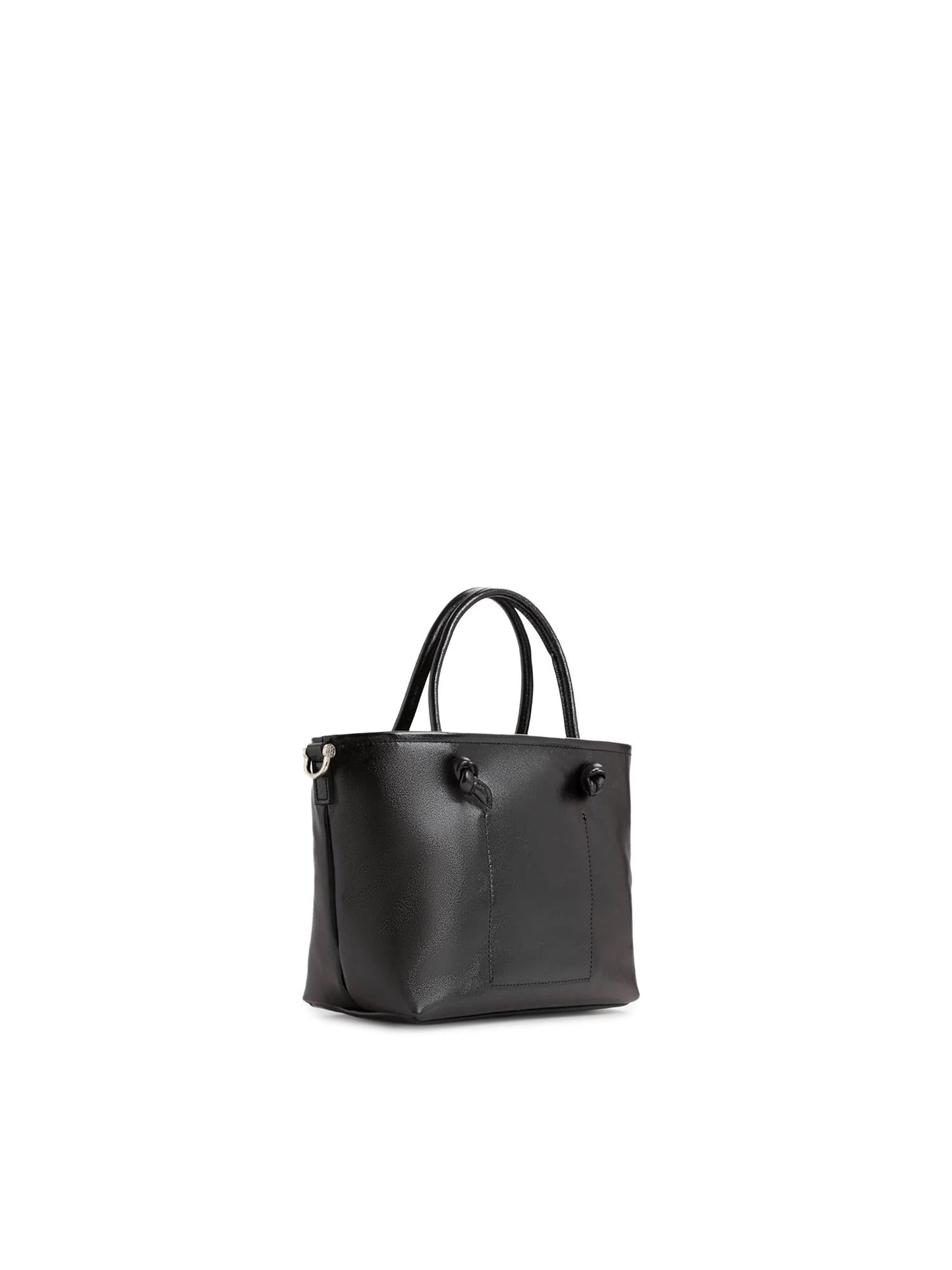 Mini bag in pelle con logo