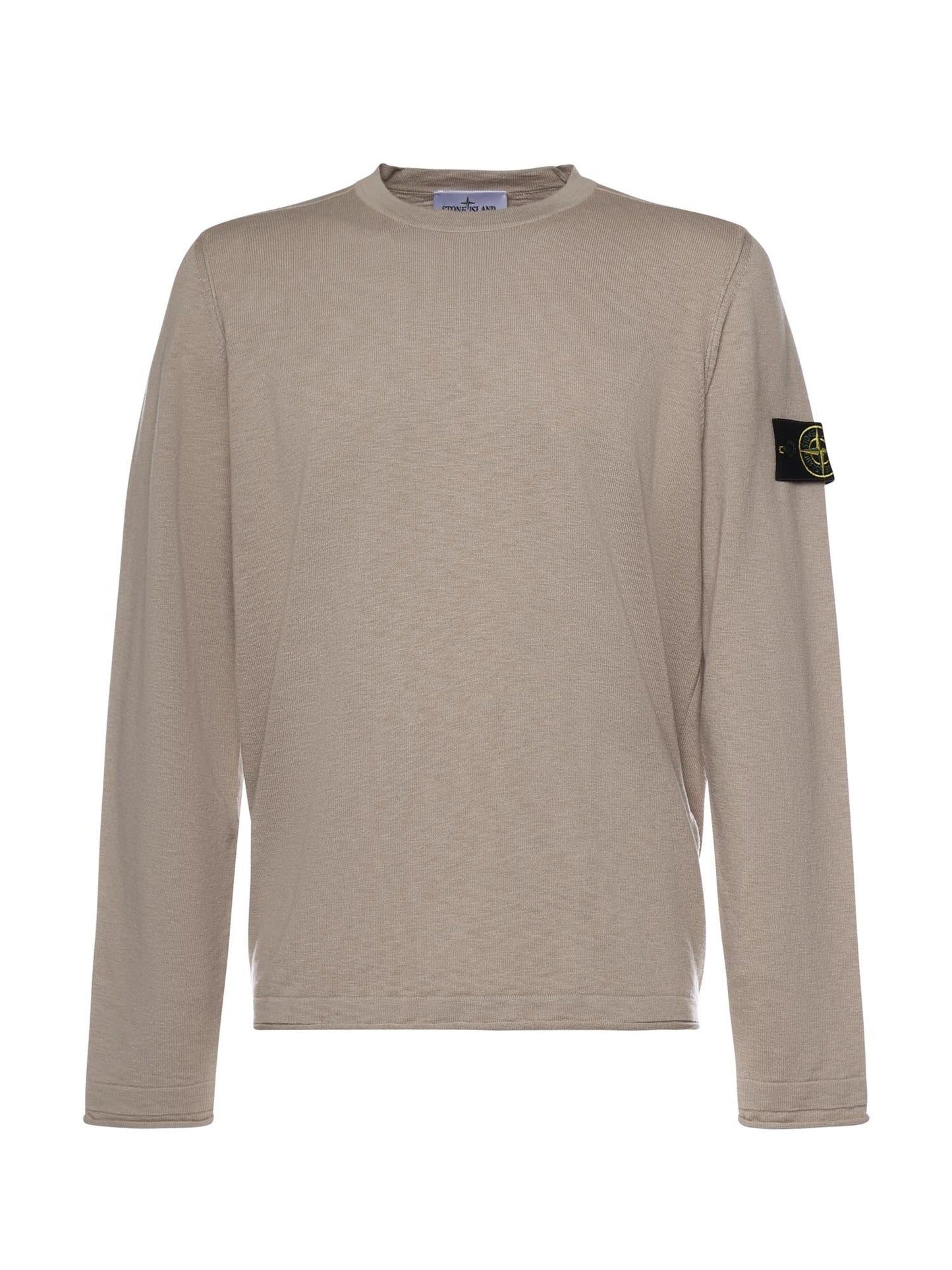 Maglione in cotone e nylon con logo