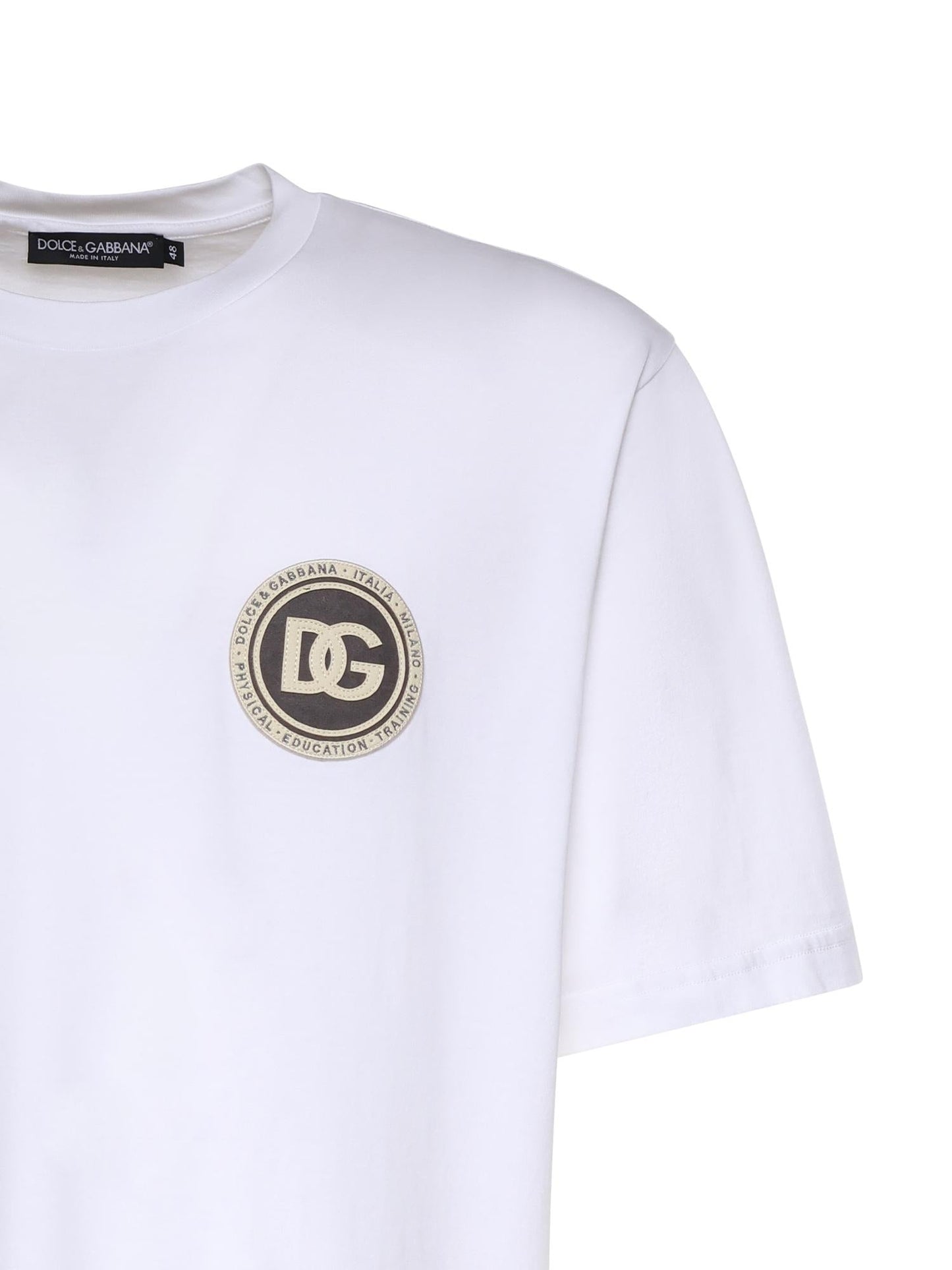 T-shirt in cotone con logo