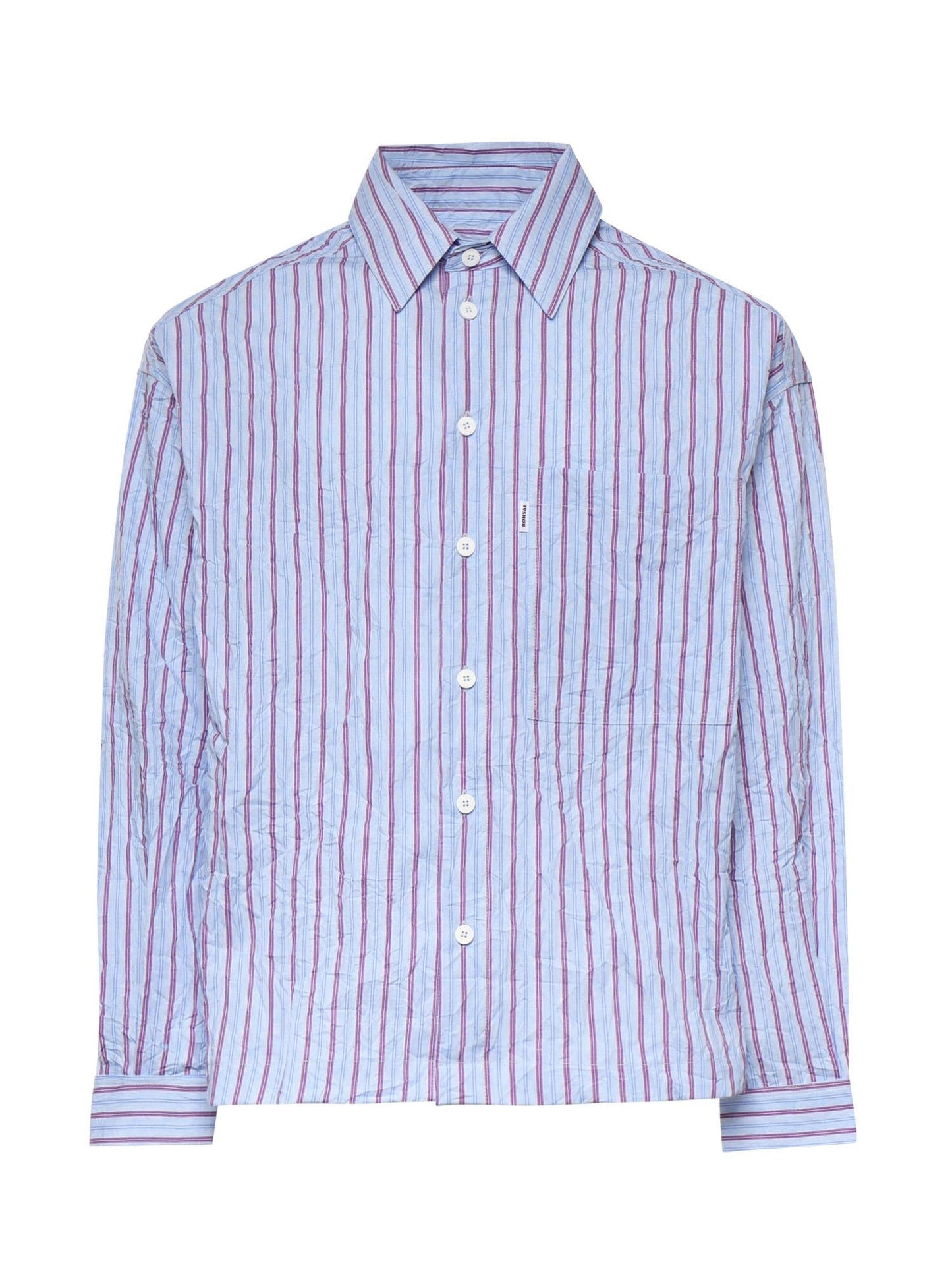 Camicia a righe con logo