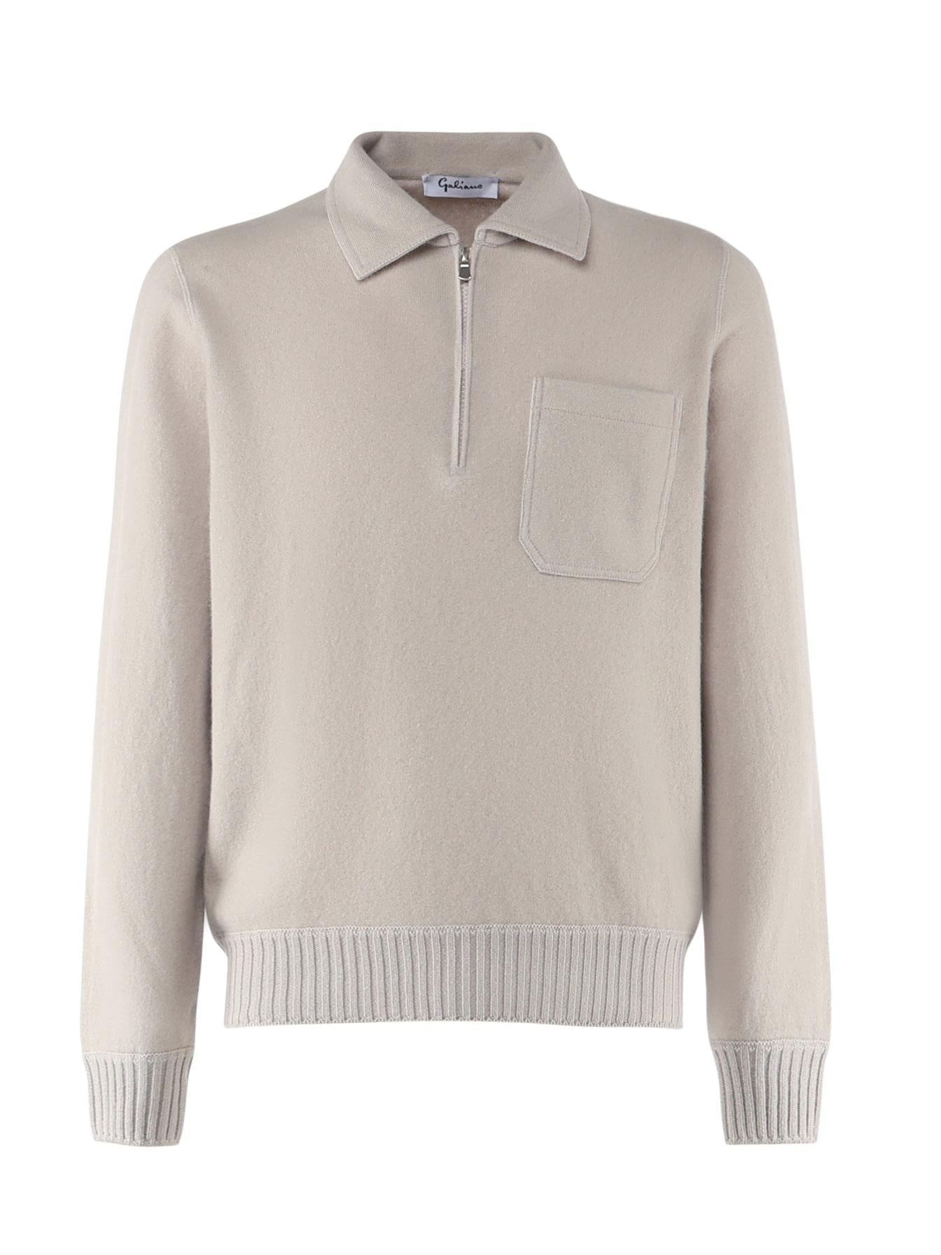 Maglia polo in lana vergine