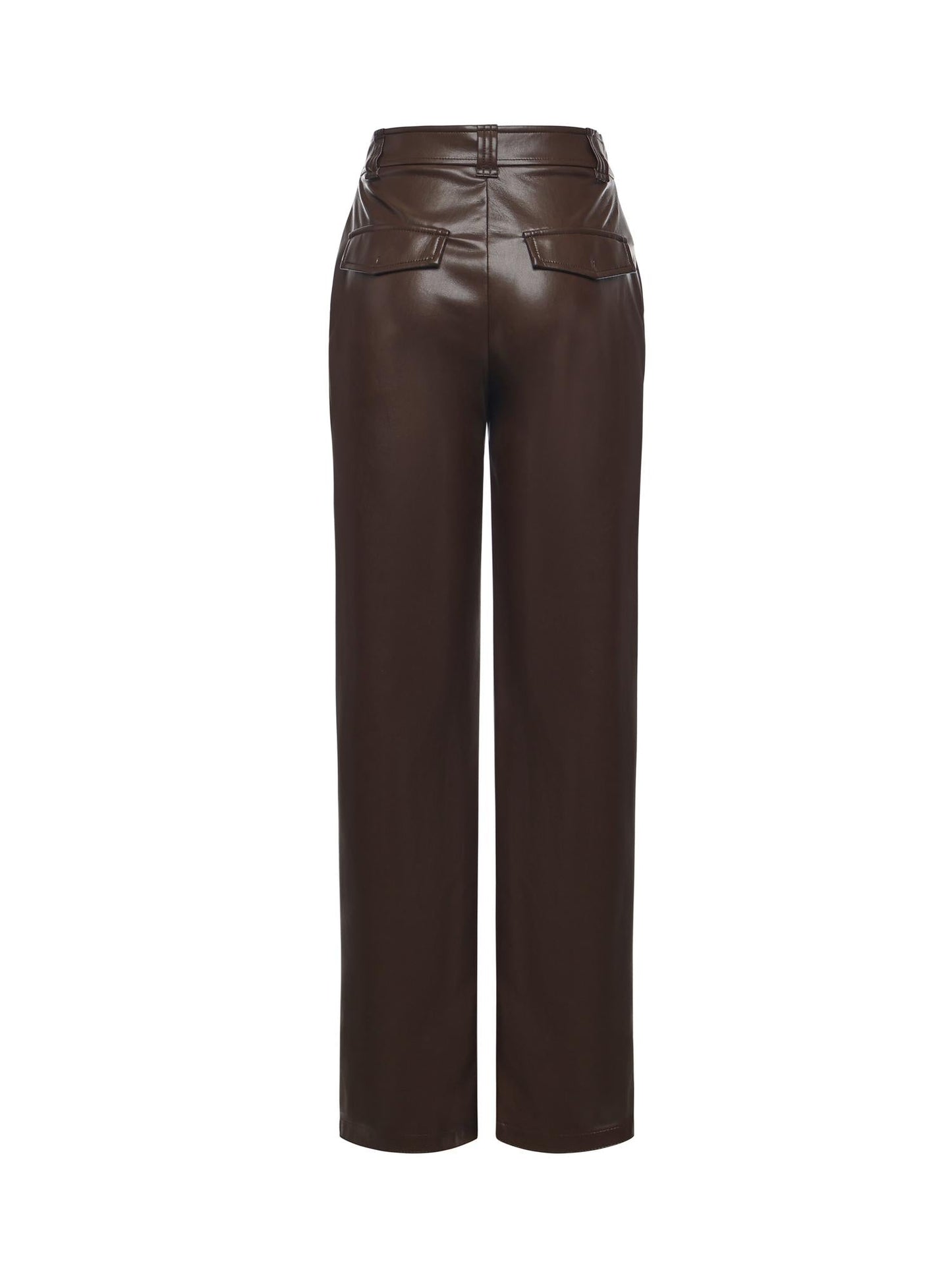 Pantaloni balloon effetto pelle soft touch