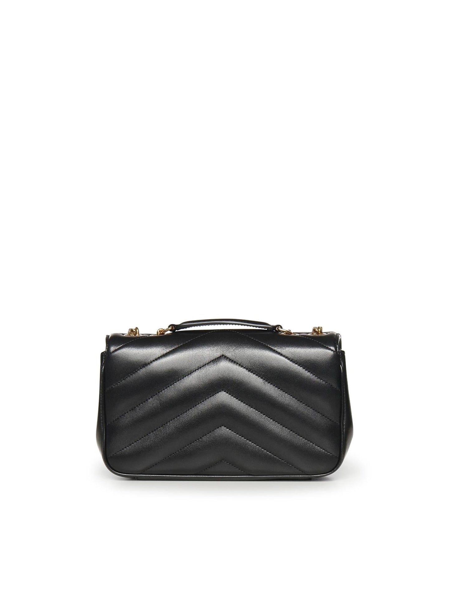Borsa Loulou small in pelle di agnello trapuntata