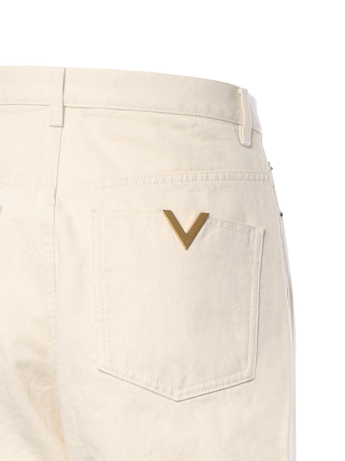 Jeans in denim di cotone
