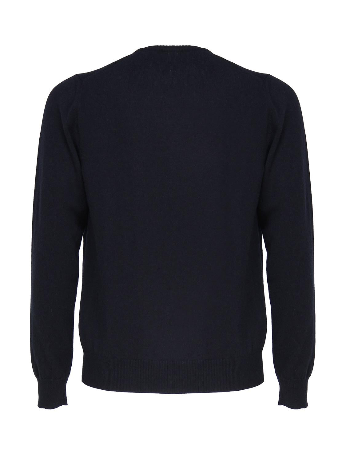 Maglia girocollo in cashmere e seta