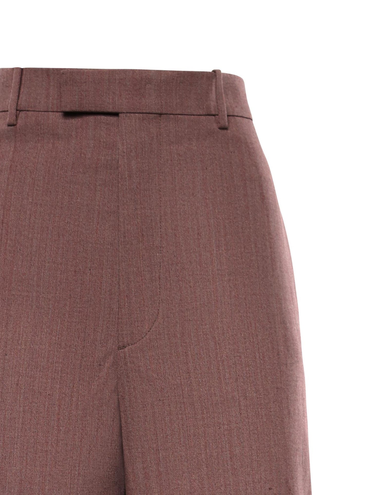 Pantaloni in lana e lino