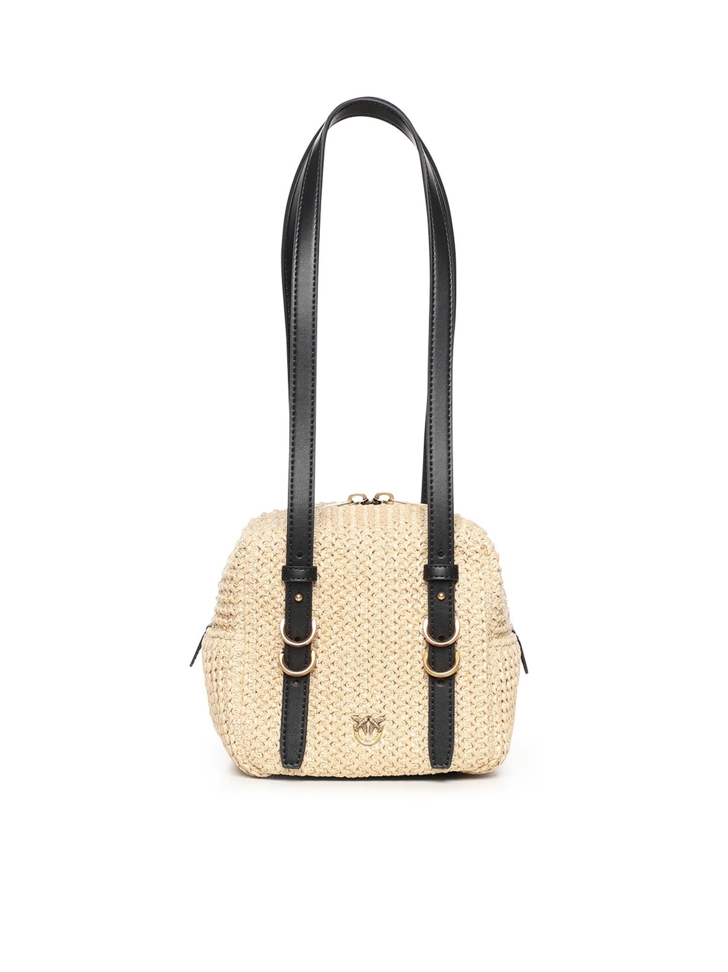Borsa a tracolla Cubic Bag in rafia