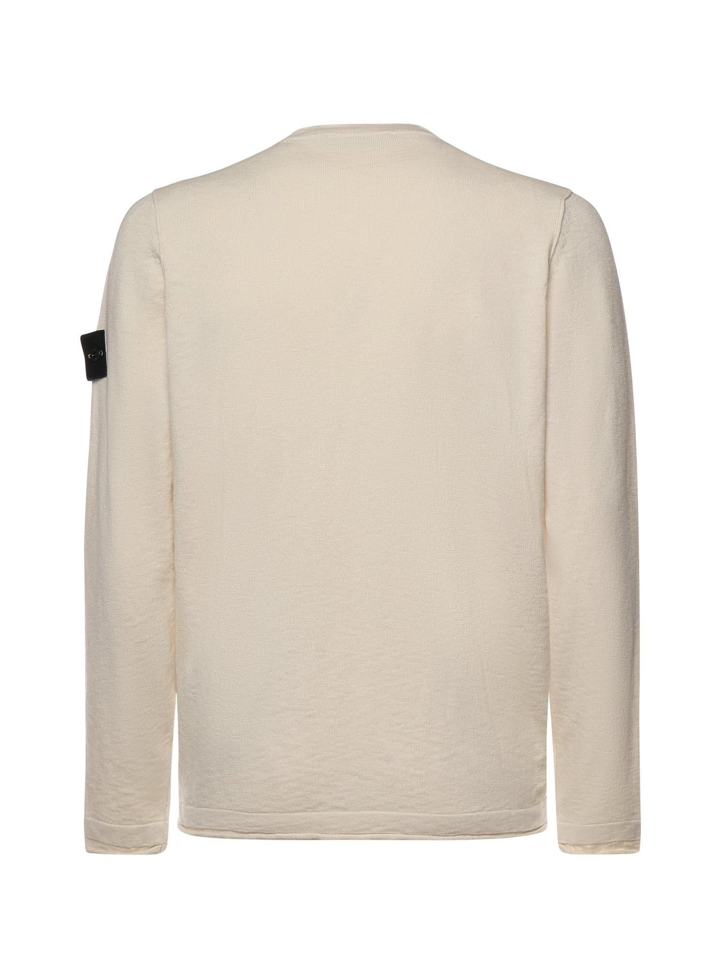 Maglione in cotone e nylon con logo