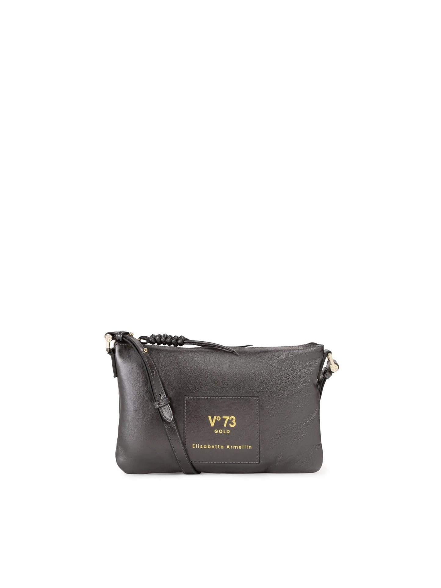 Borsa a tracolla in pelle con logo