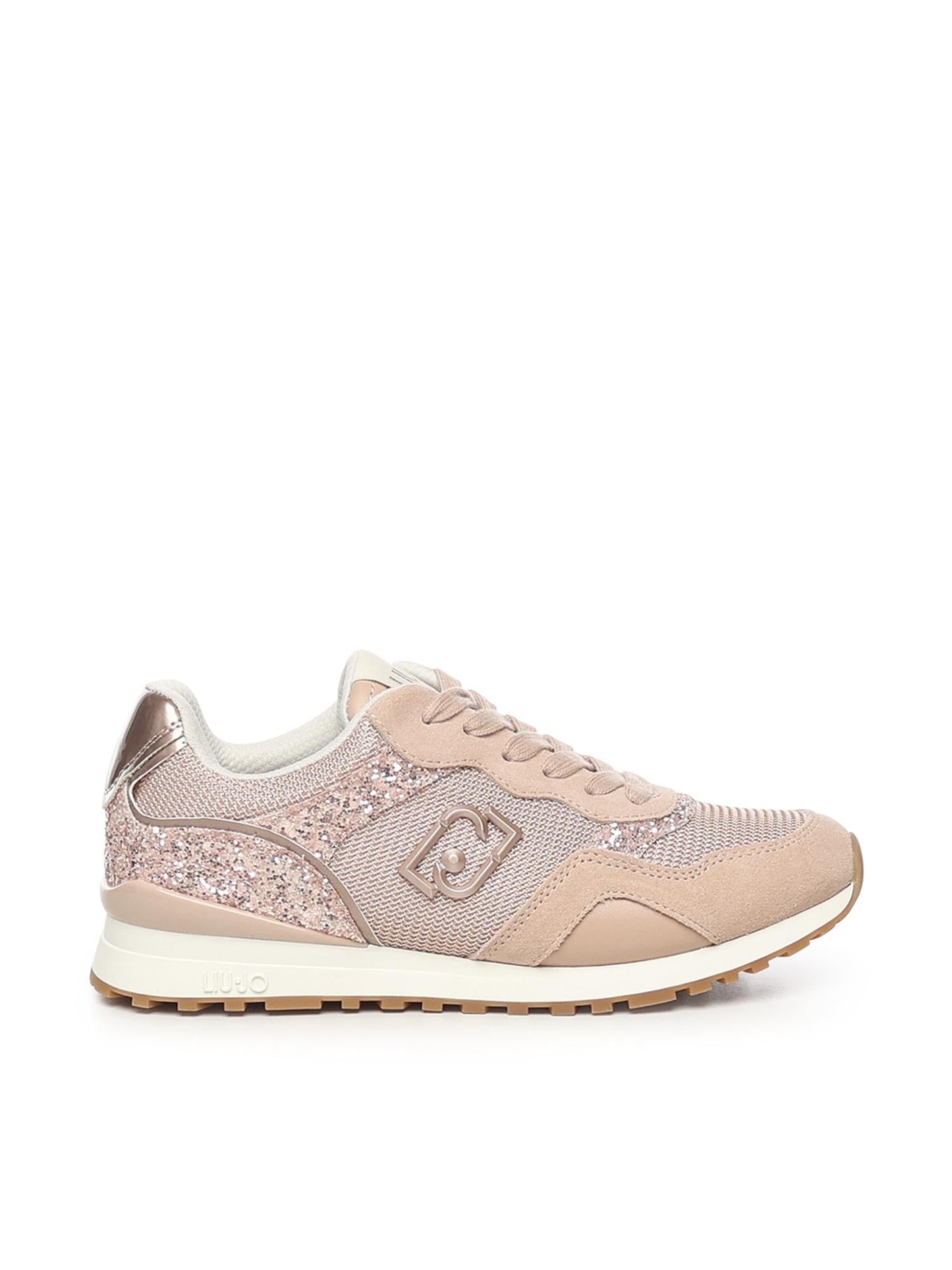 Sneakers glitter e mesh