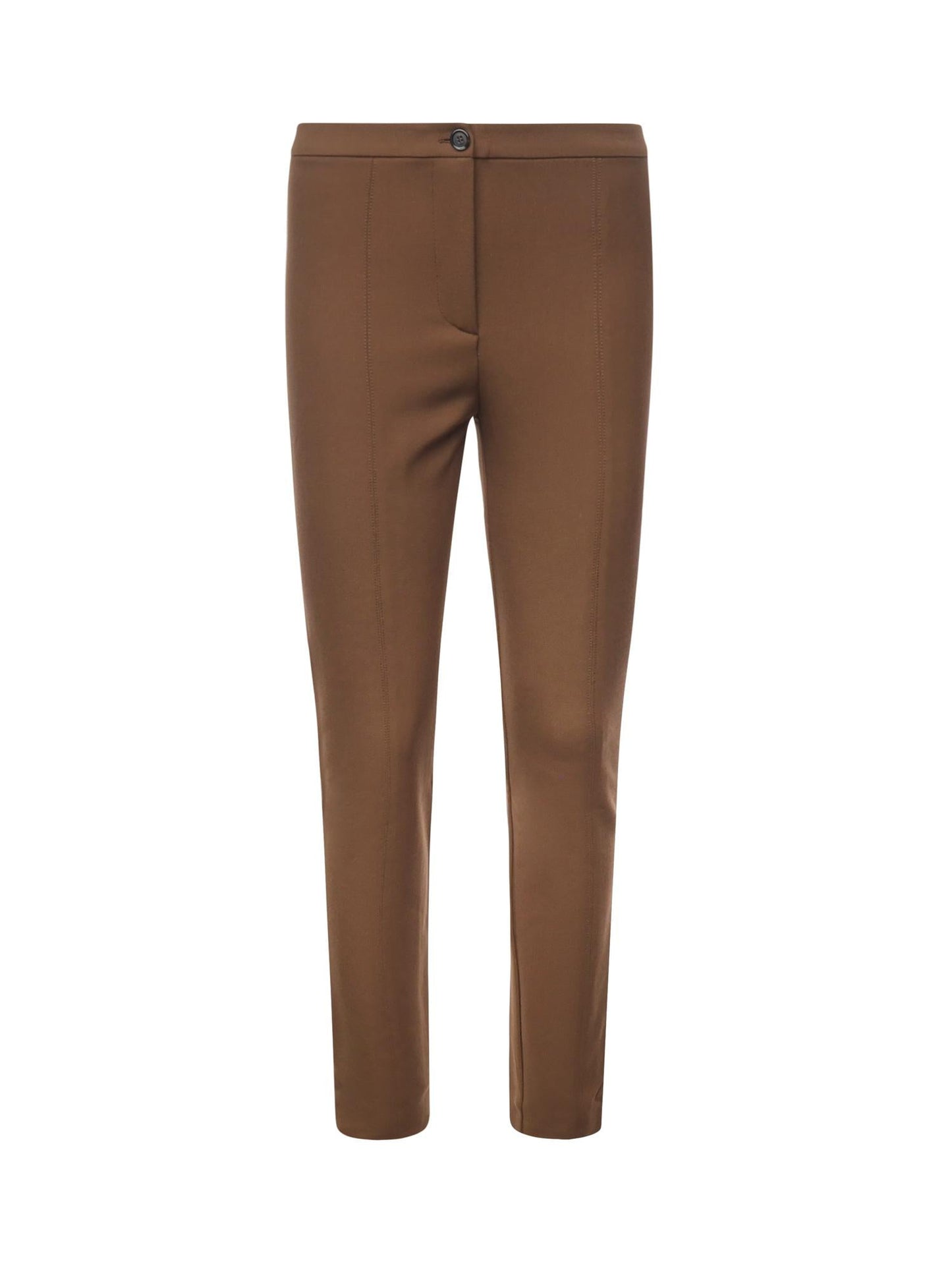 Pantaloni in crêpe di poly viscosa