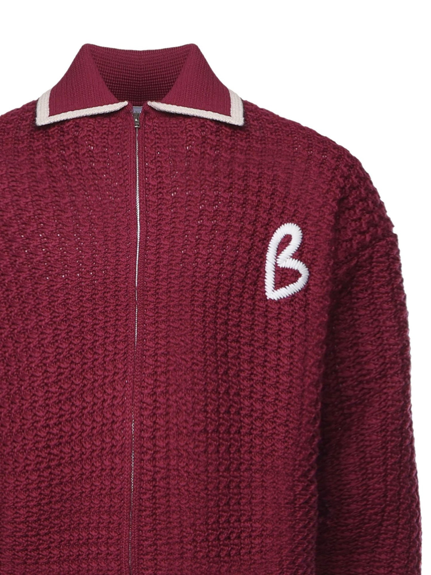 Giacca in maglia con zip