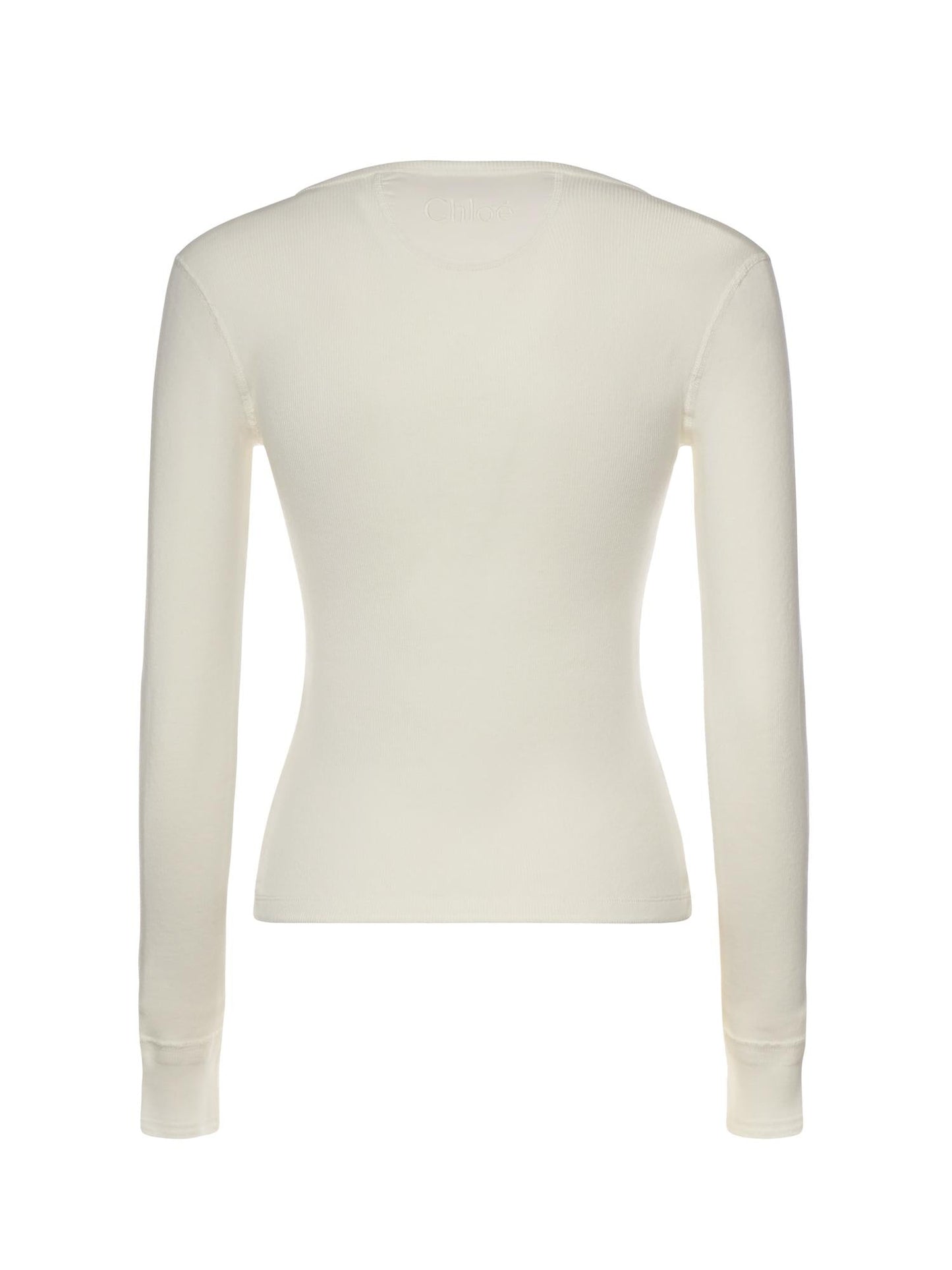 Camicia Henley in jersey di cotone