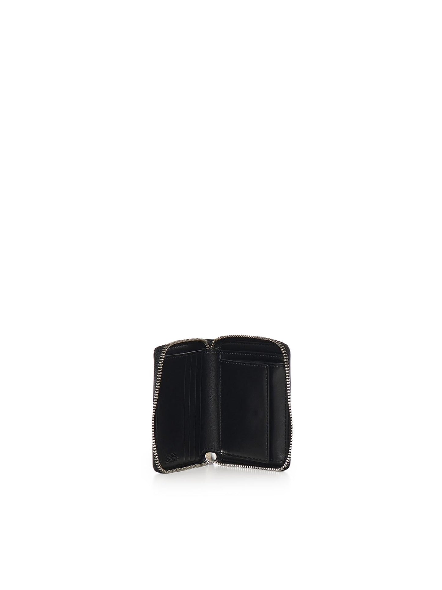 Portafoglio con logo in pelle