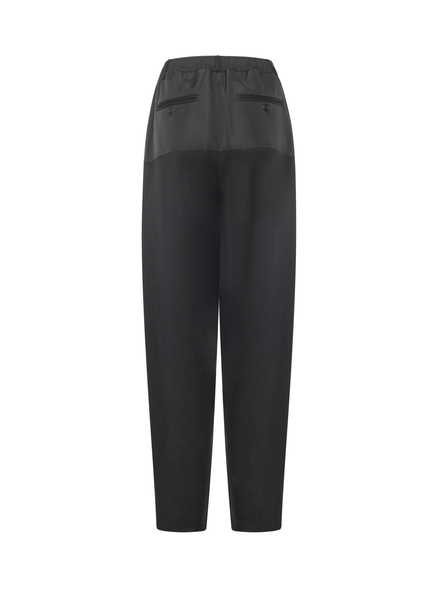 Pantaloni con doppio tessuto
