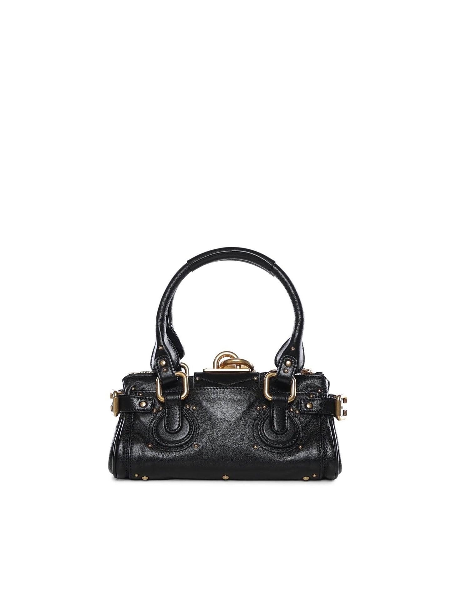 Borsa Paddington piccola in pelle granata