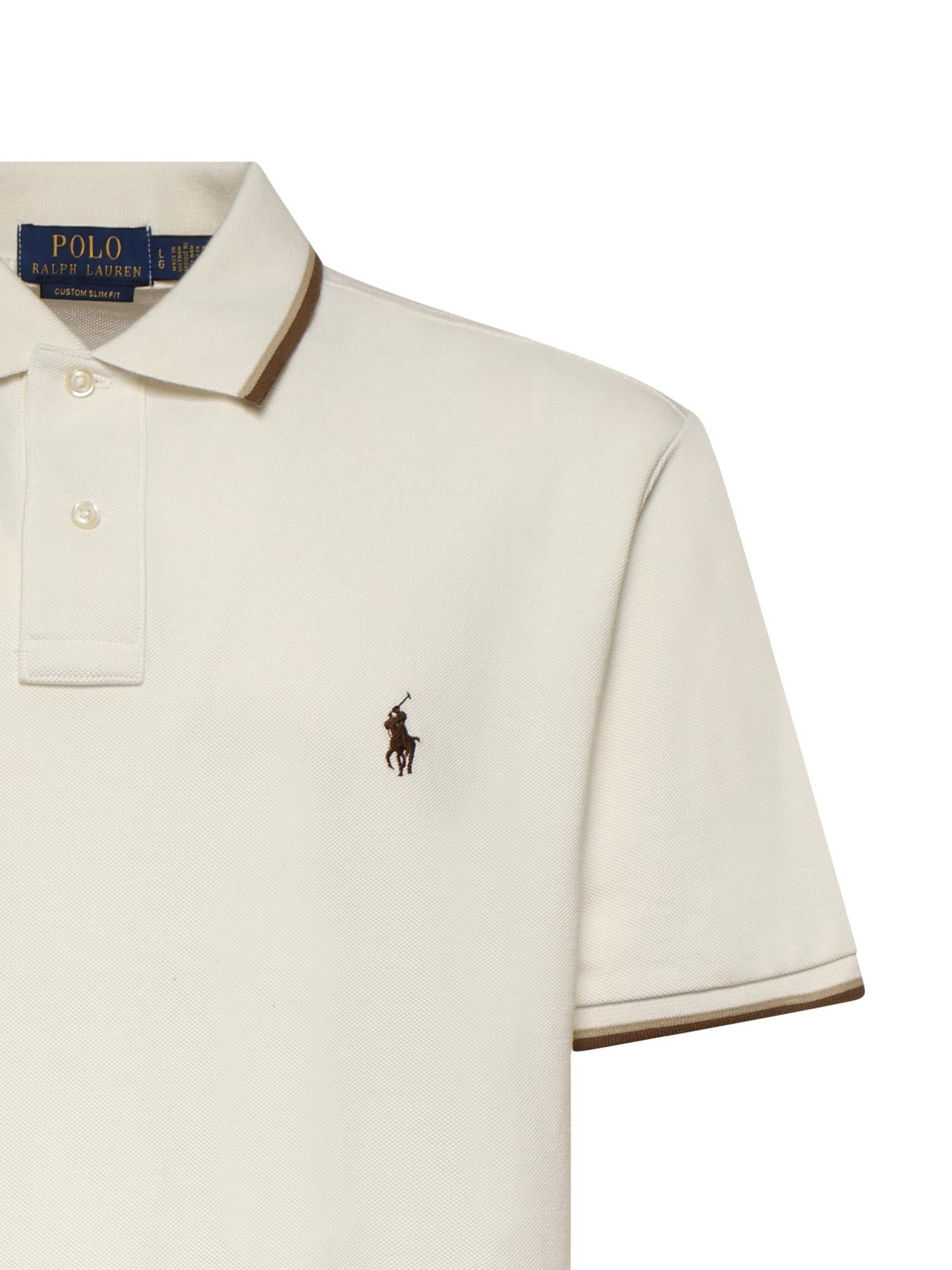 Polo in cotone con logo