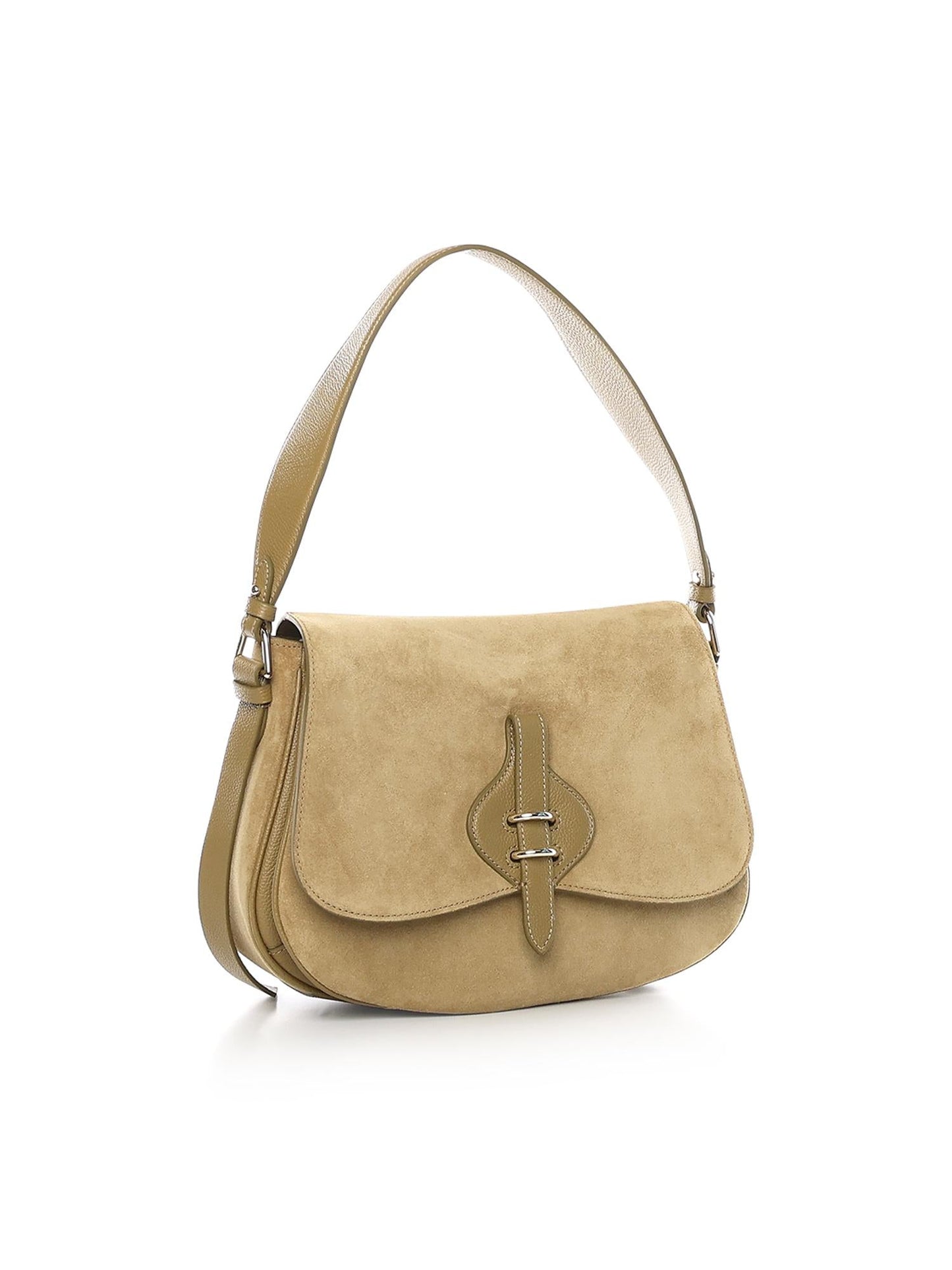 Borsa a spalla Mavery Large in suede