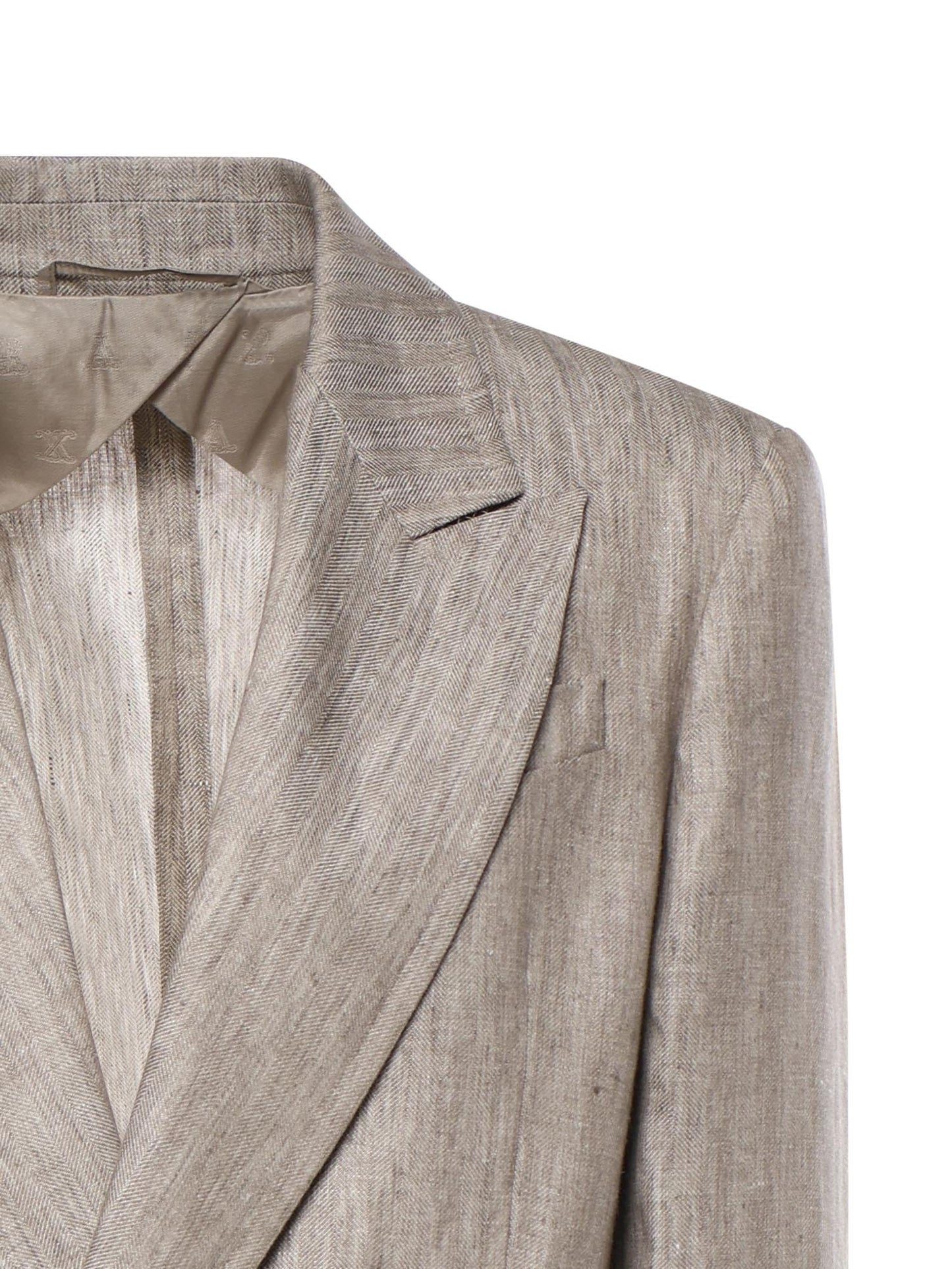 Blazer Olimpia in lino Cheveron
