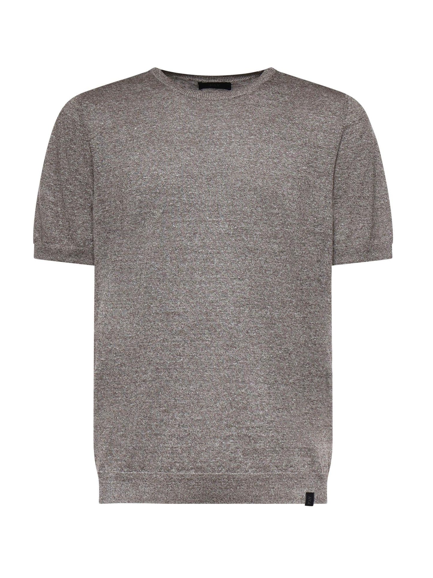 T-shirt in lino e cotone