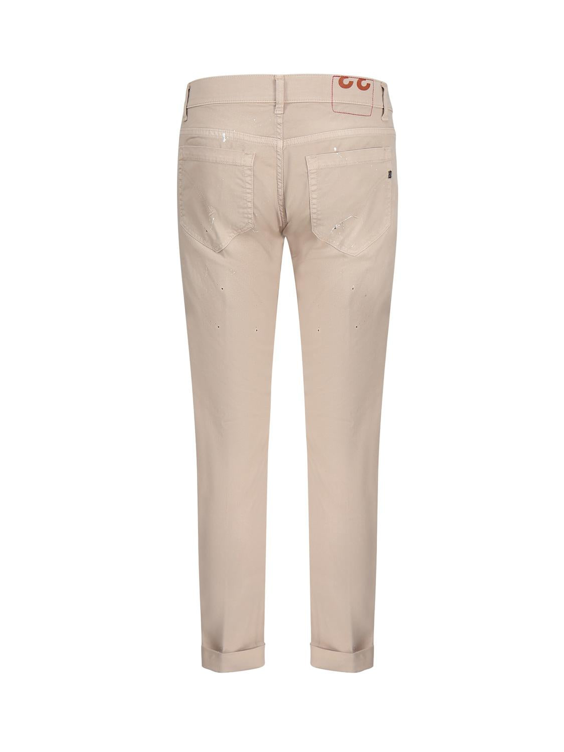 Jeans con dettaglio vernice