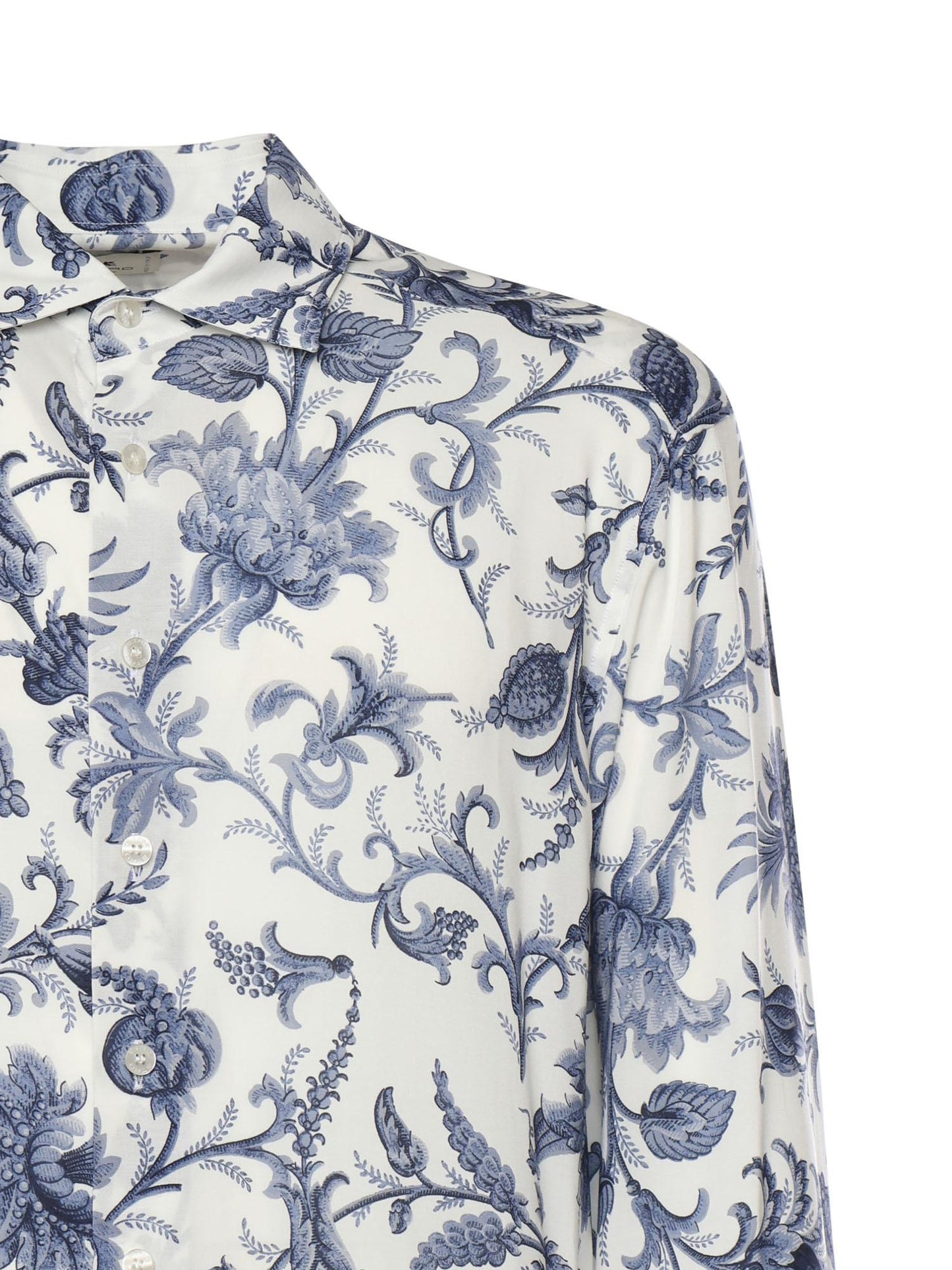 Camicia in viscosa con stampa