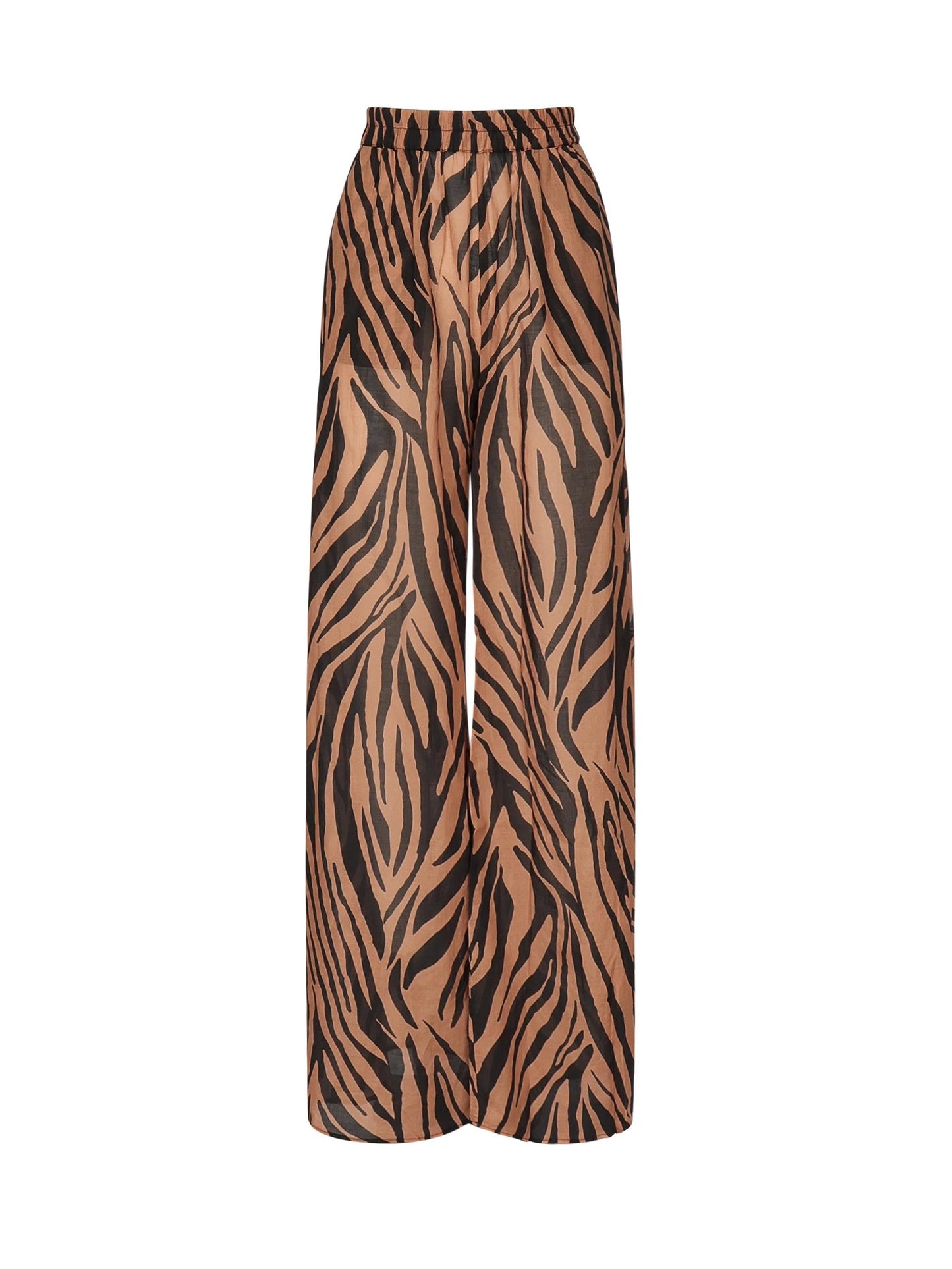 Pantaloni a gampa ampia Wiley con stampa zebra