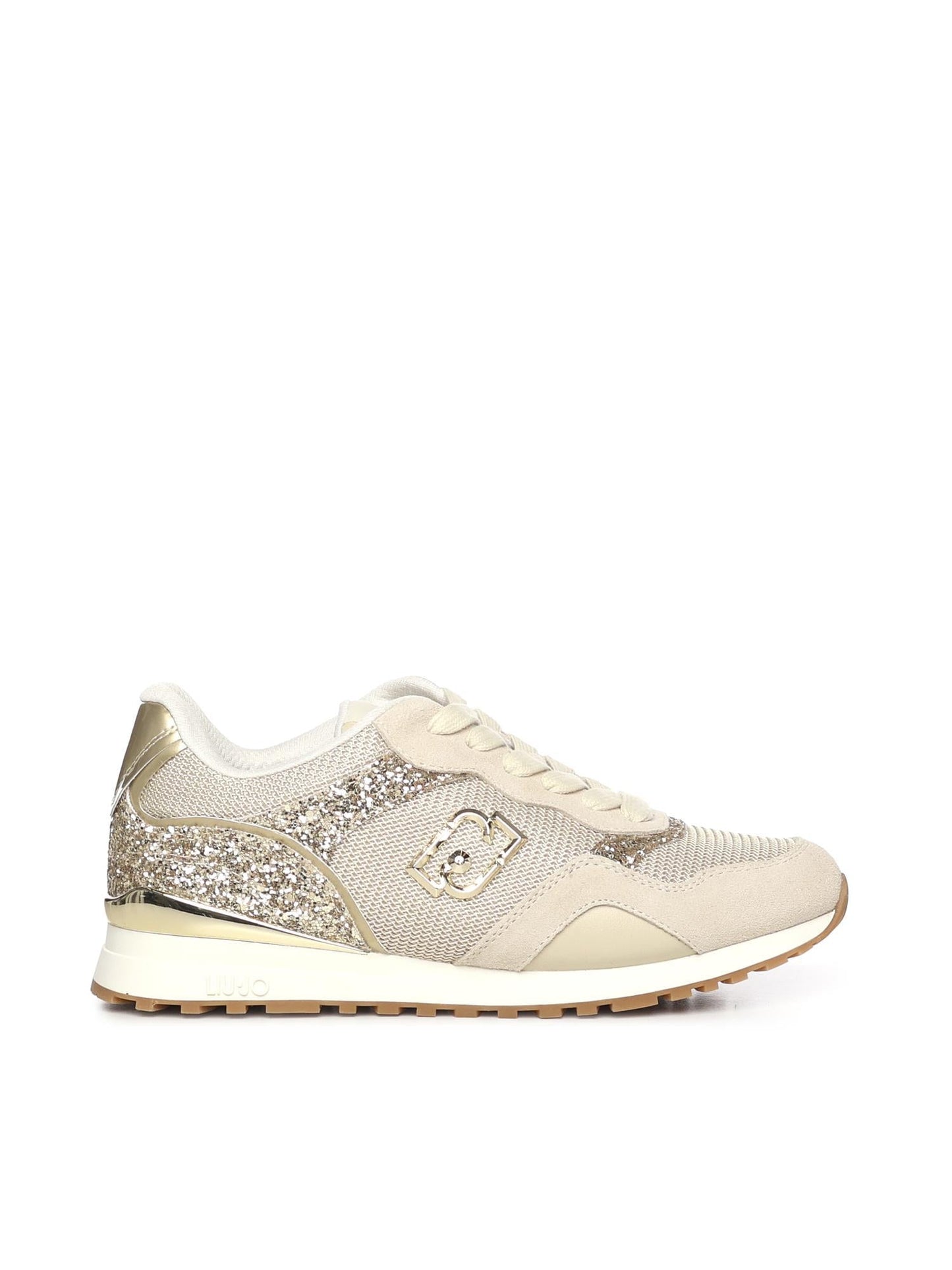 Sneakers glitter e mesh