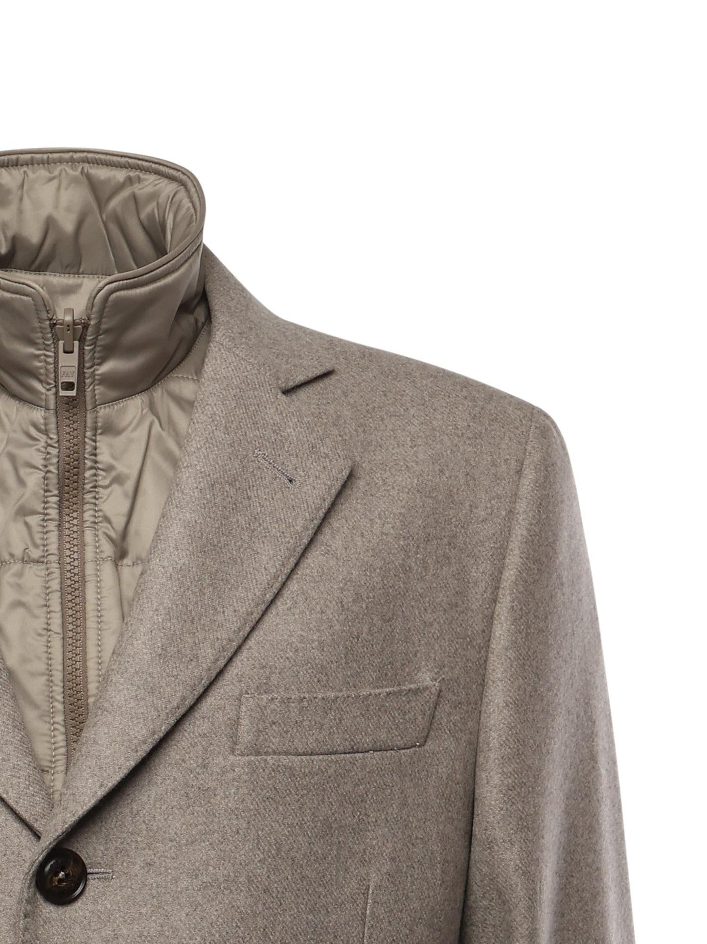 Double Coat in panno di lana e cashmere