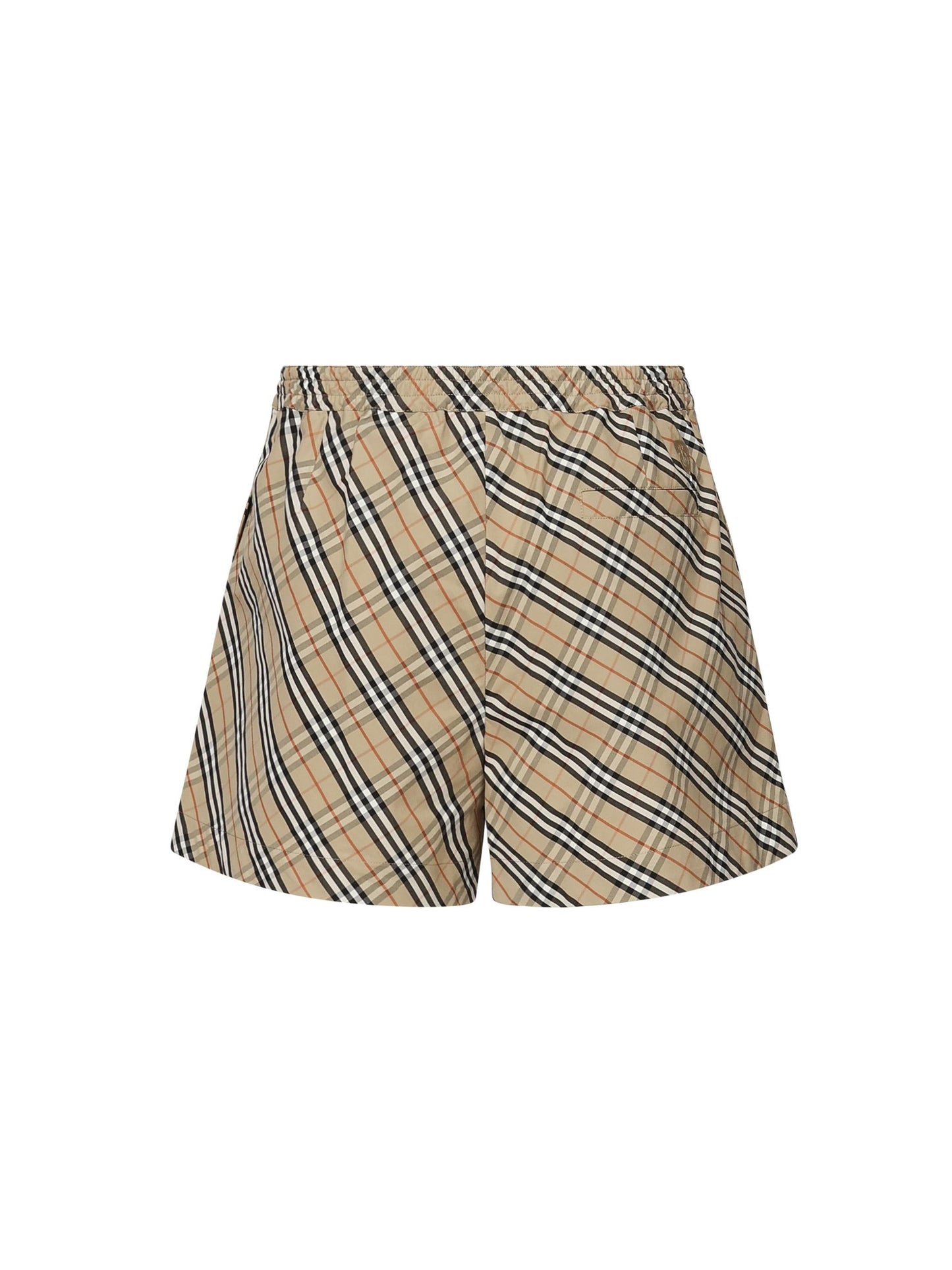 Shorts in cotone Check