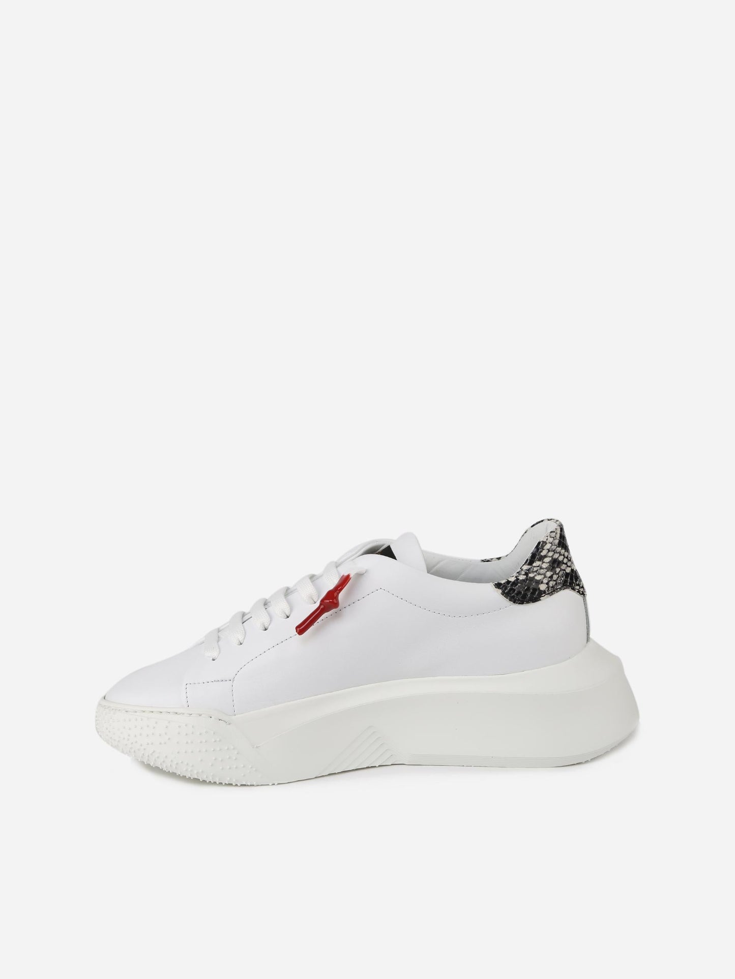 Sneakers Nemesis in nappa con lacci cerati