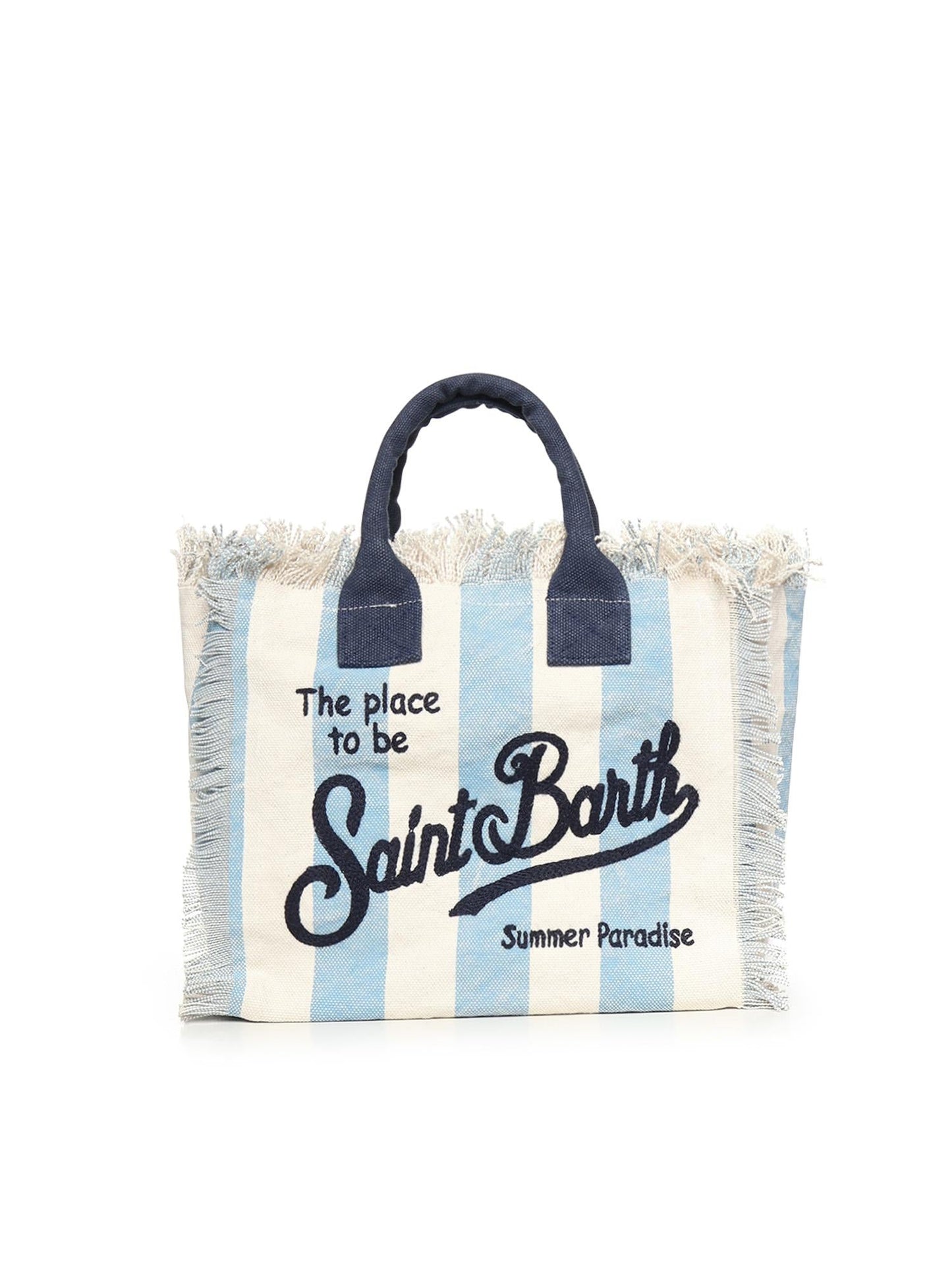 Borsa Colette in canvas a righe