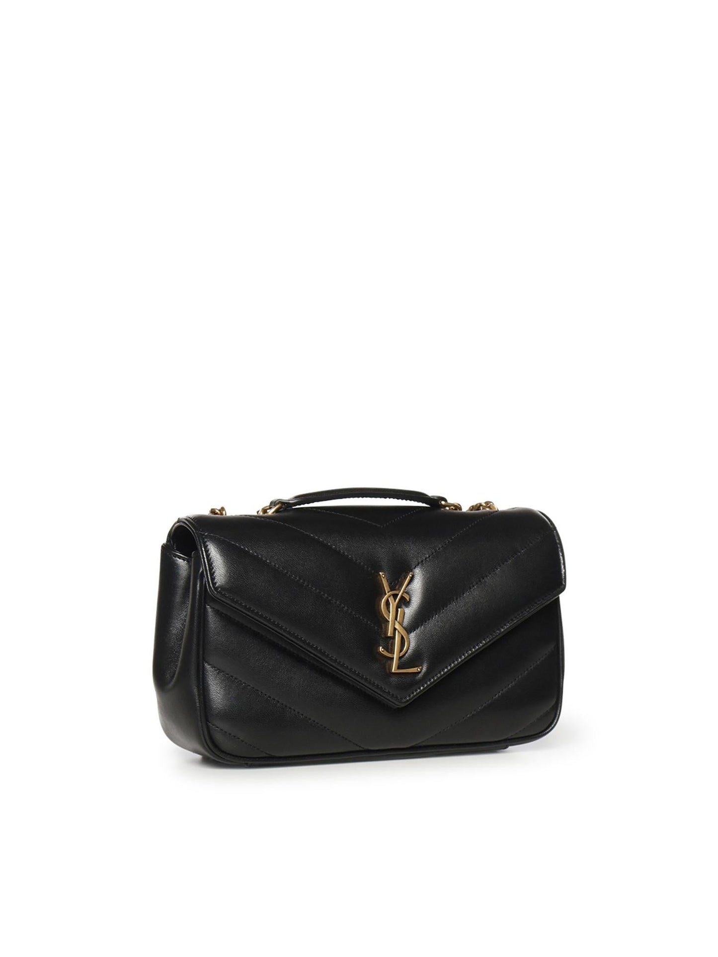 Borsa Loulou small in pelle di agnello trapuntata
