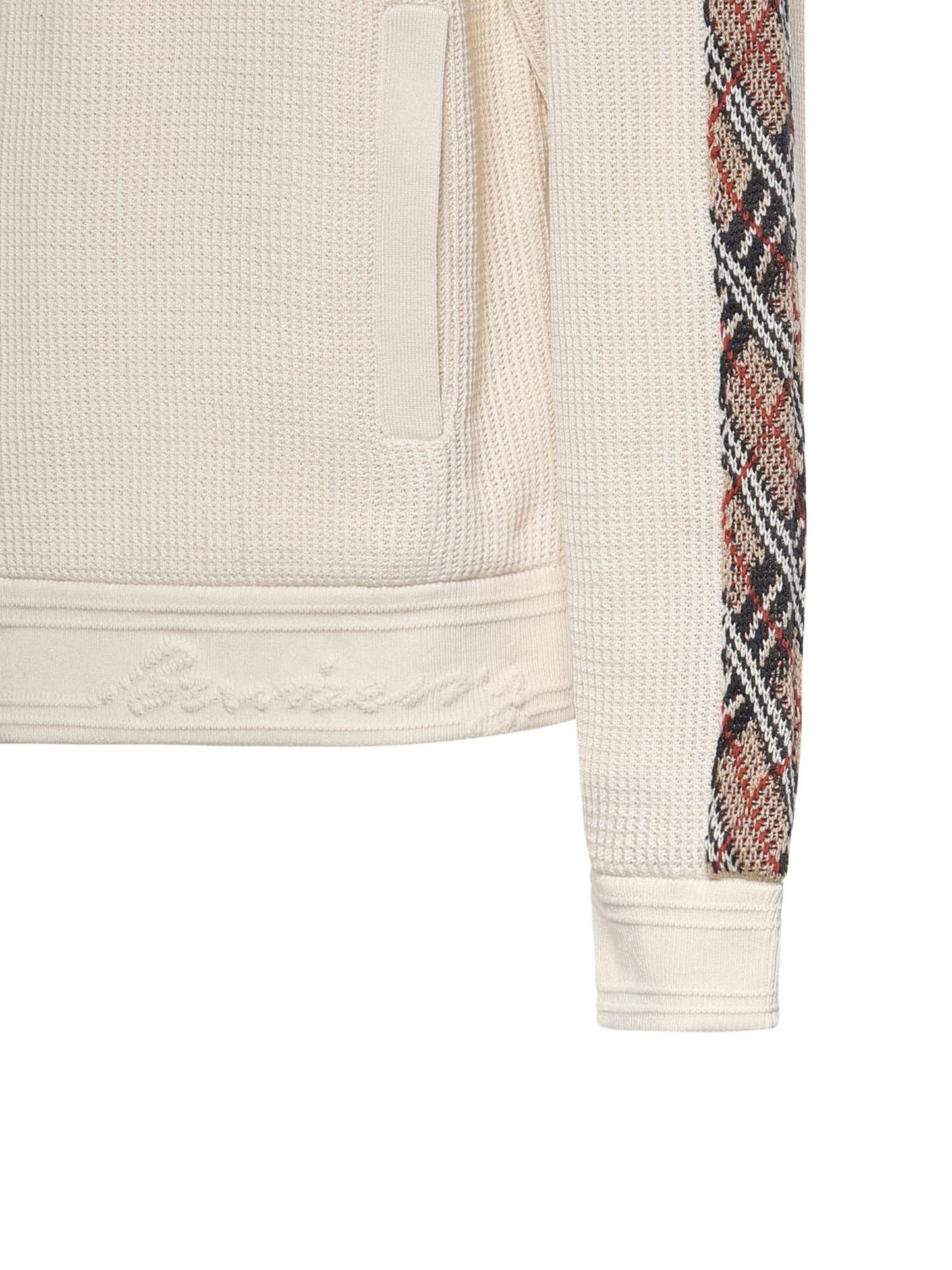 Giacca in cotone con finiture Check