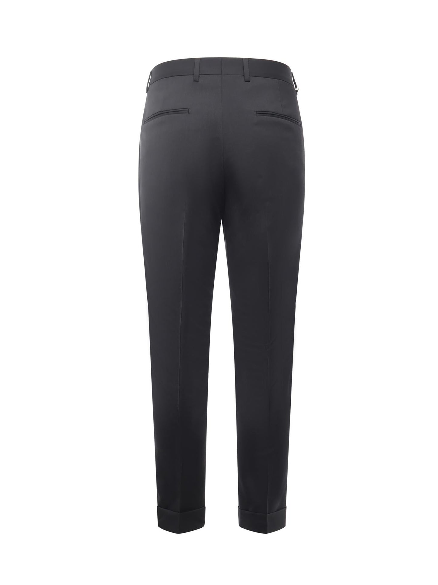 Pantaloni sartoriali in gabardine di misto lana