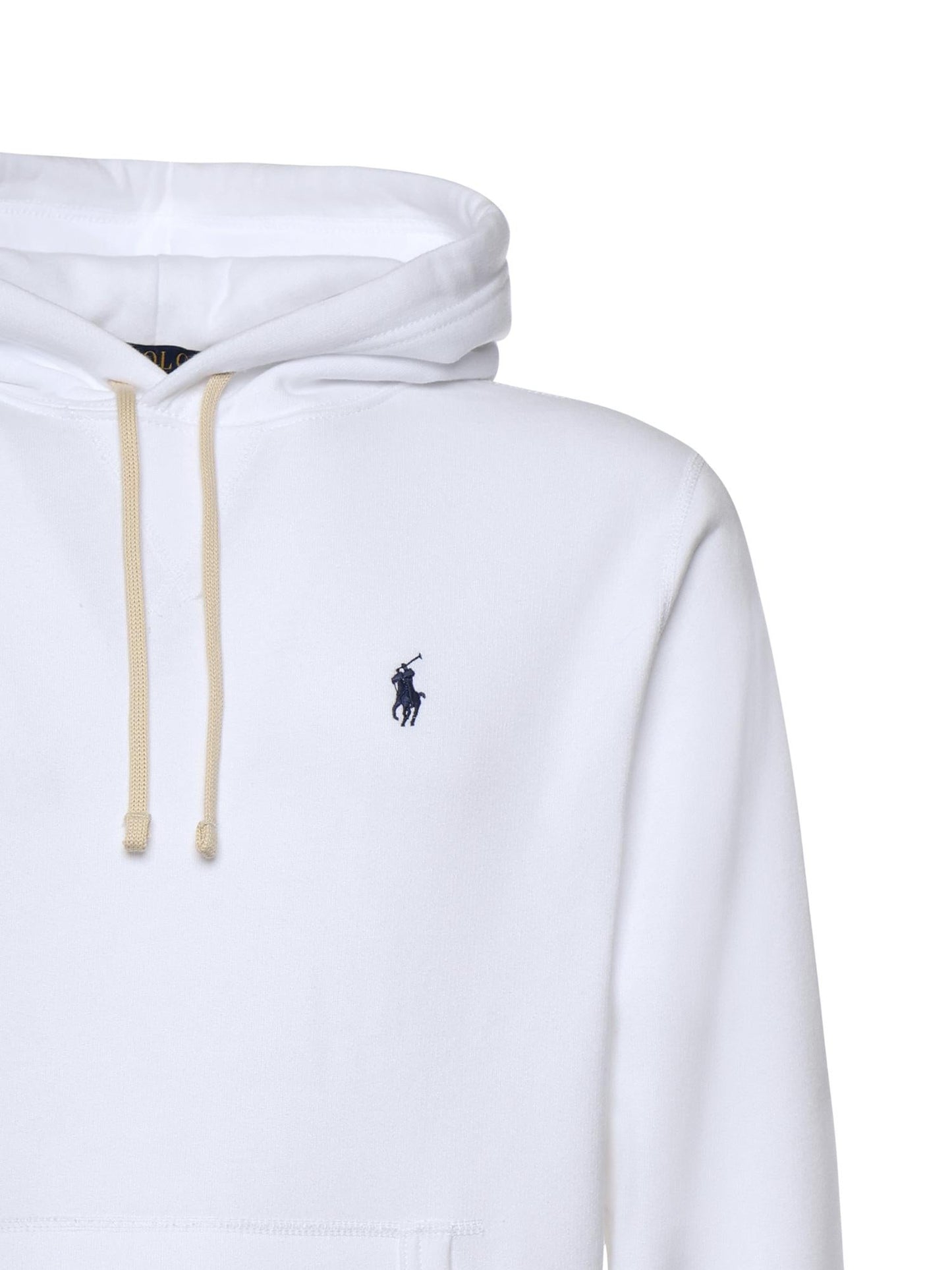Felpa in misto cotone con cappuccio