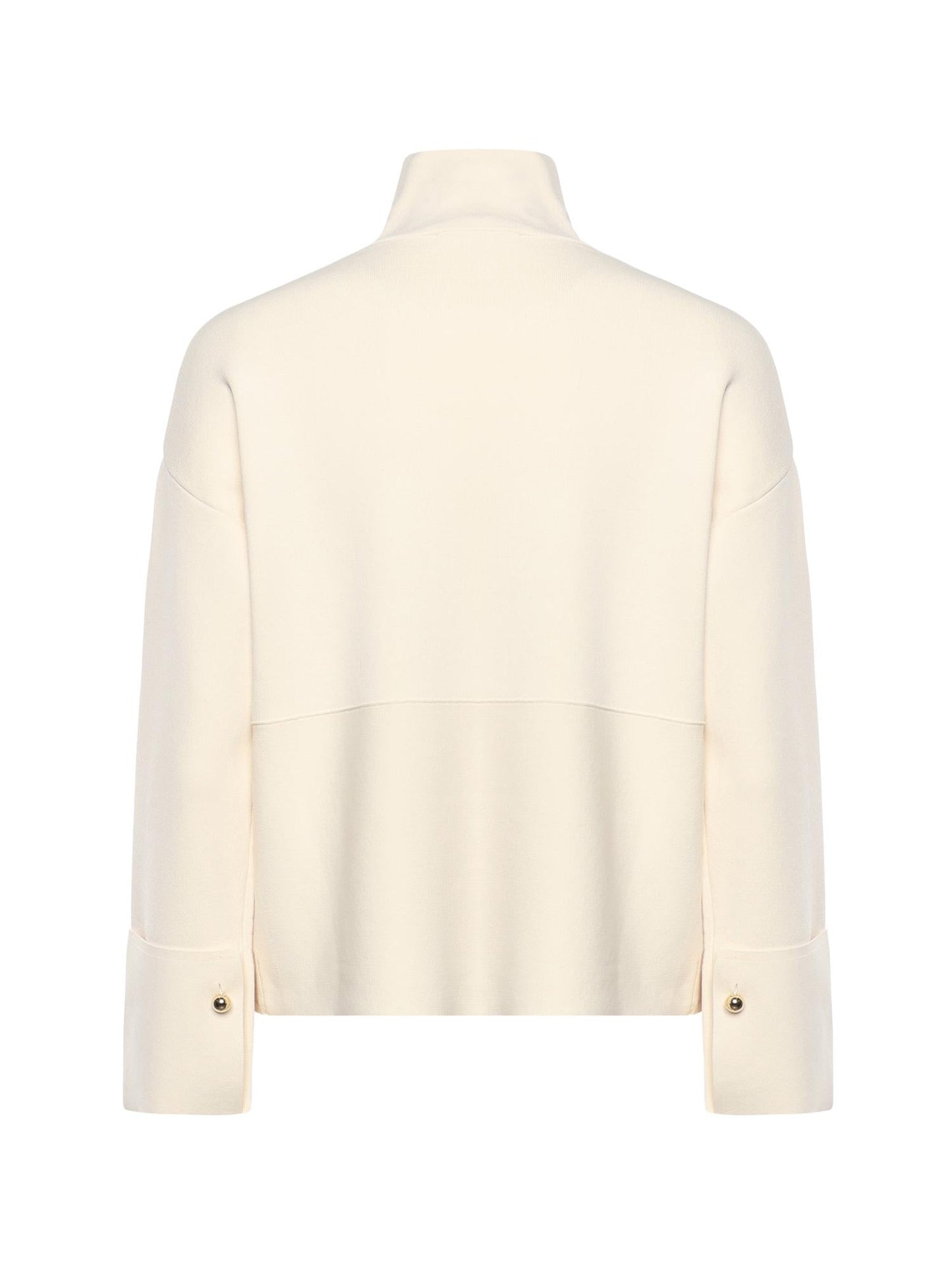 Cardigan in filato di viscosa crêpe